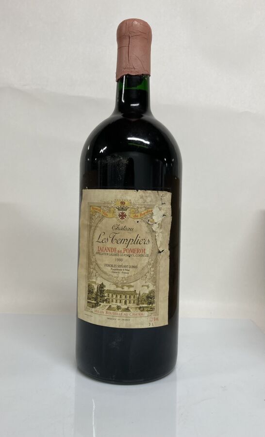 Null 1 Doppel-Magnum CHÂTEAU LES TEMPLIERS 1990 Lalande de Pomerol (e.T.H. Bis e&hellip;