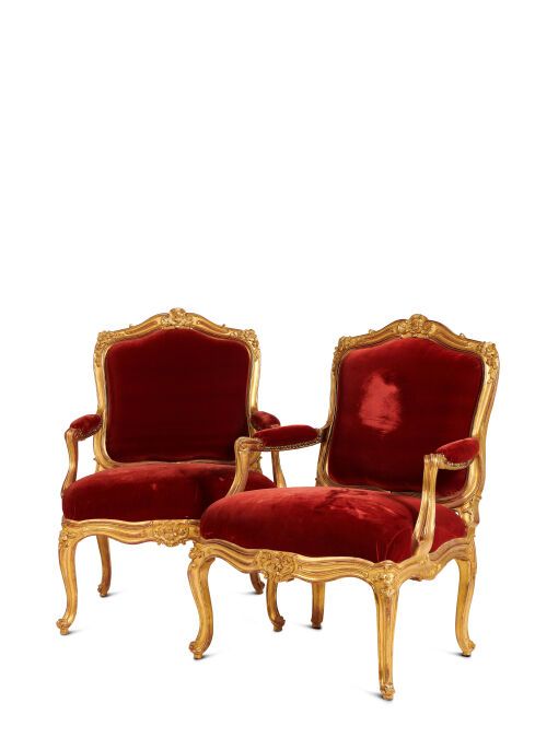 Null MICHEL CRESSON (1709-1781)

Received master in 1740

PAIR OF ARMCHAIRS WITH&hellip;