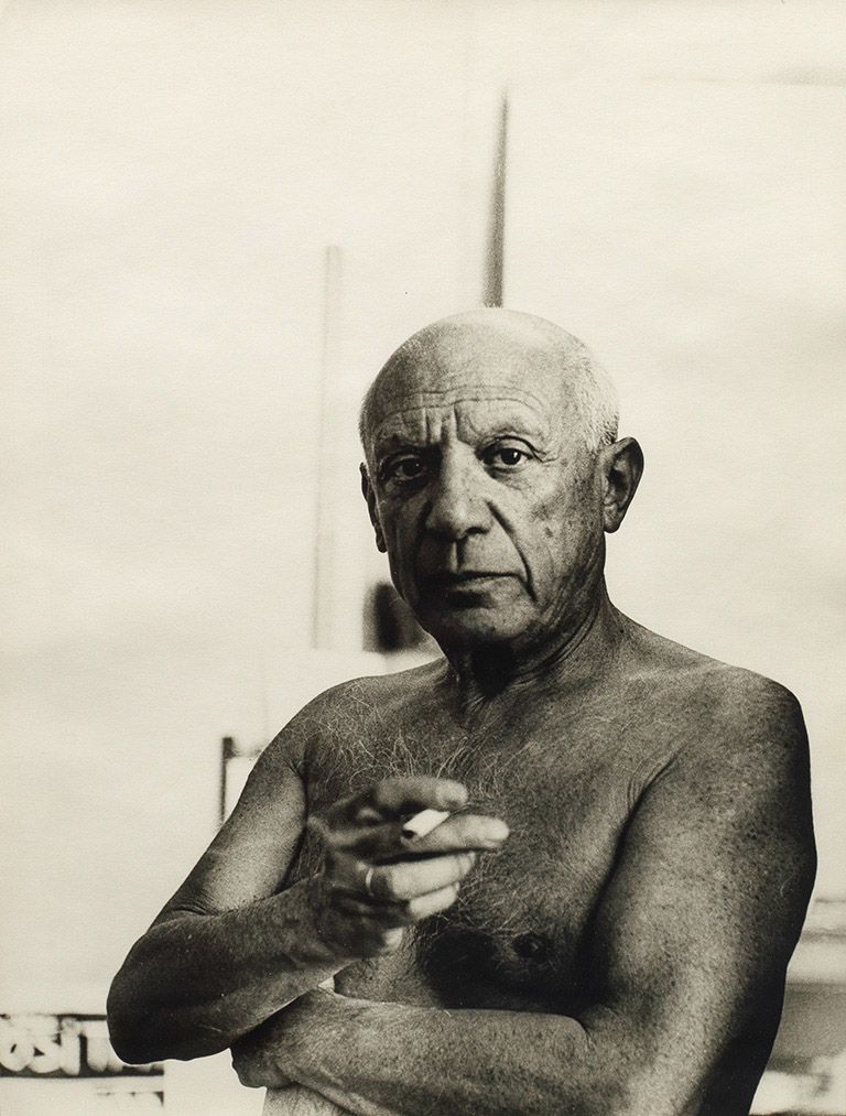 Null André Villers (1930 Beaucourt - 2016 Le Luc)
Pablo Picasso avec une cigaret&hellip;