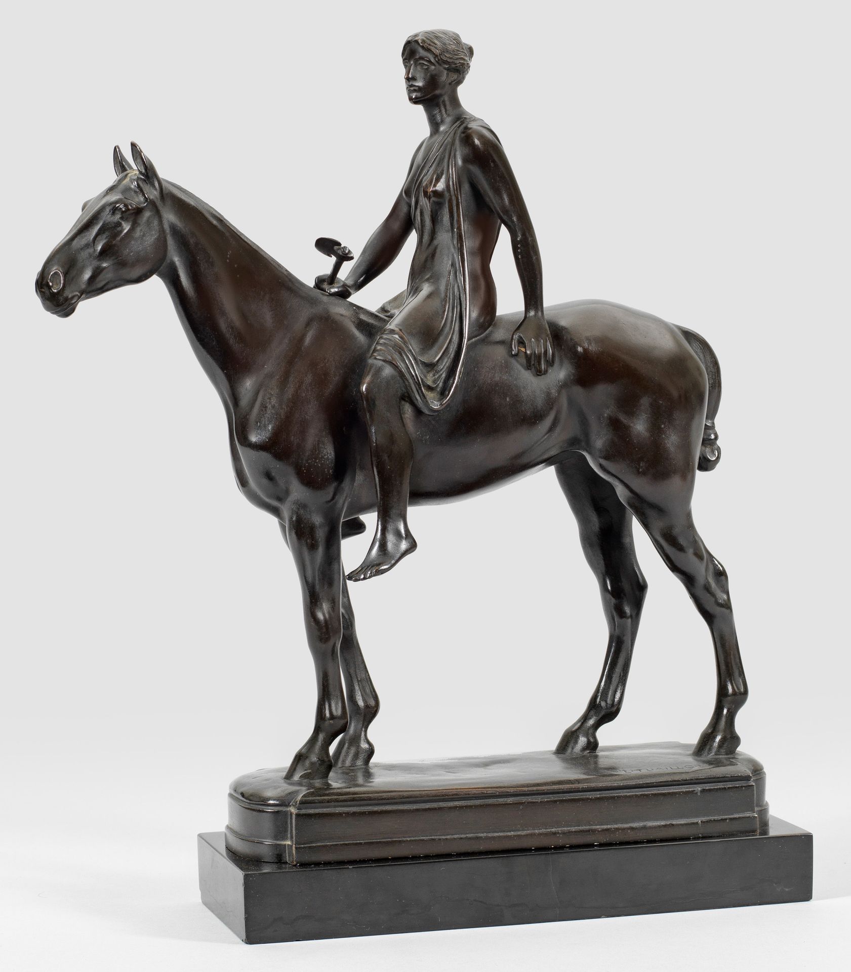 Null Louis Tuaillon (1862 Berlin - 1919 ebenda)
"Amazone à cheval". Titre origin&hellip;