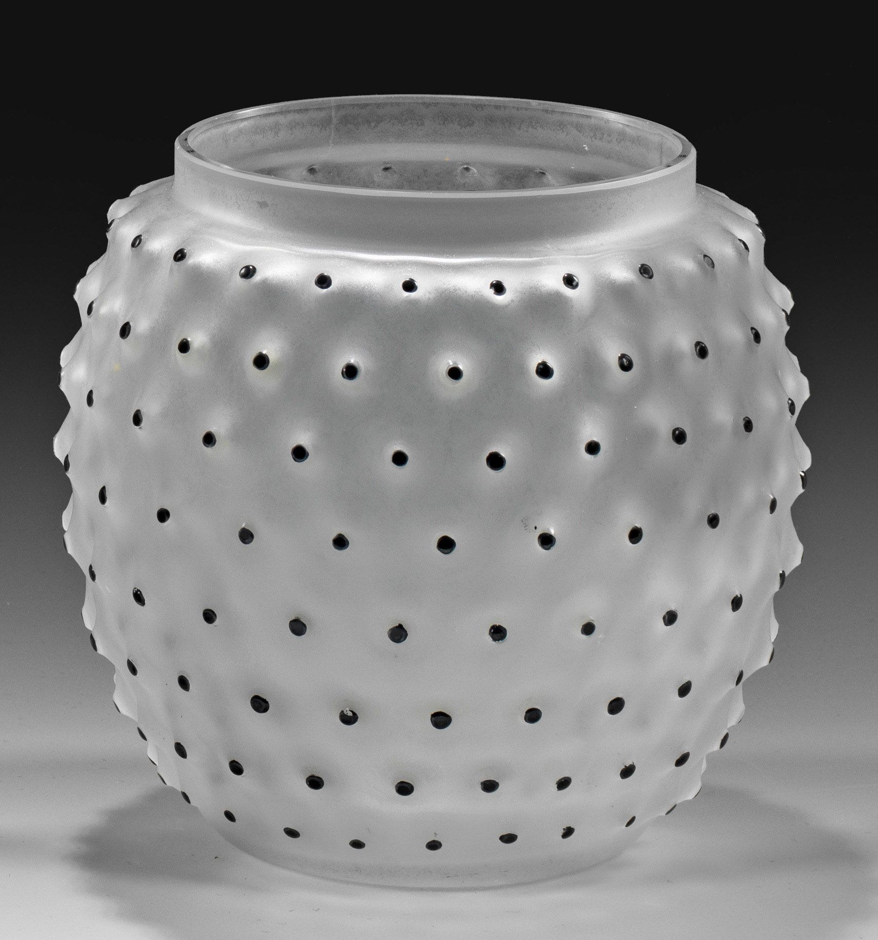 Null Vase Lalique "Cactus". Titre original Ovoide, forme stylisée de cactus avec&hellip;
