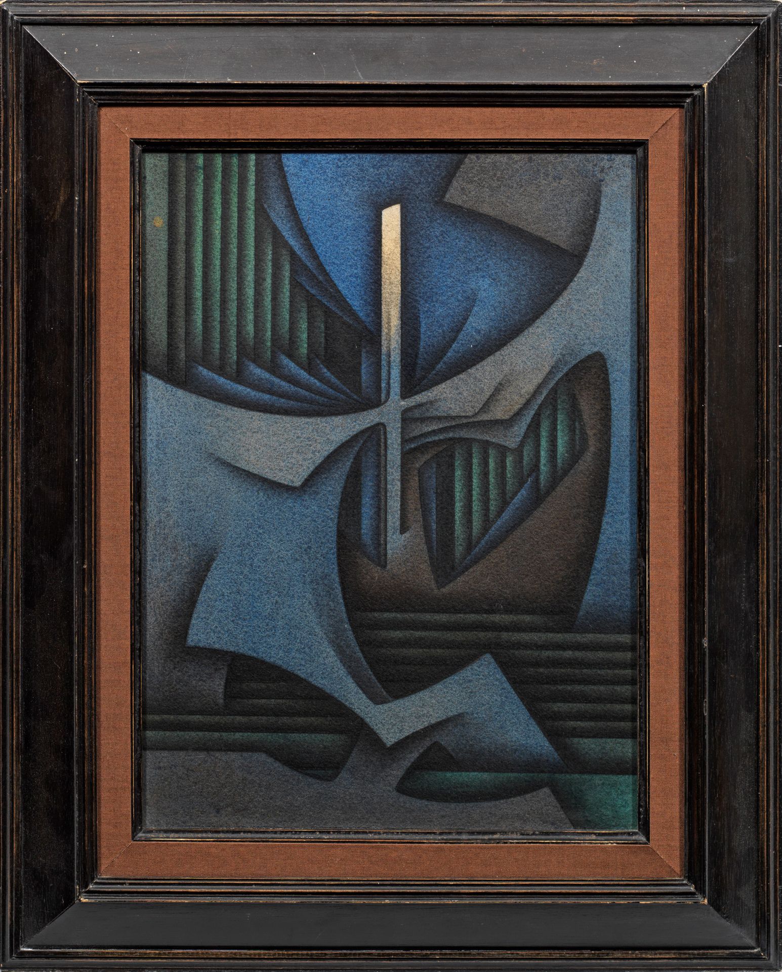 Null Joaquin Ferrer (1928 Manzanillo/Cuba - 2022 Paris)
Composition en bleu et v&hellip;
