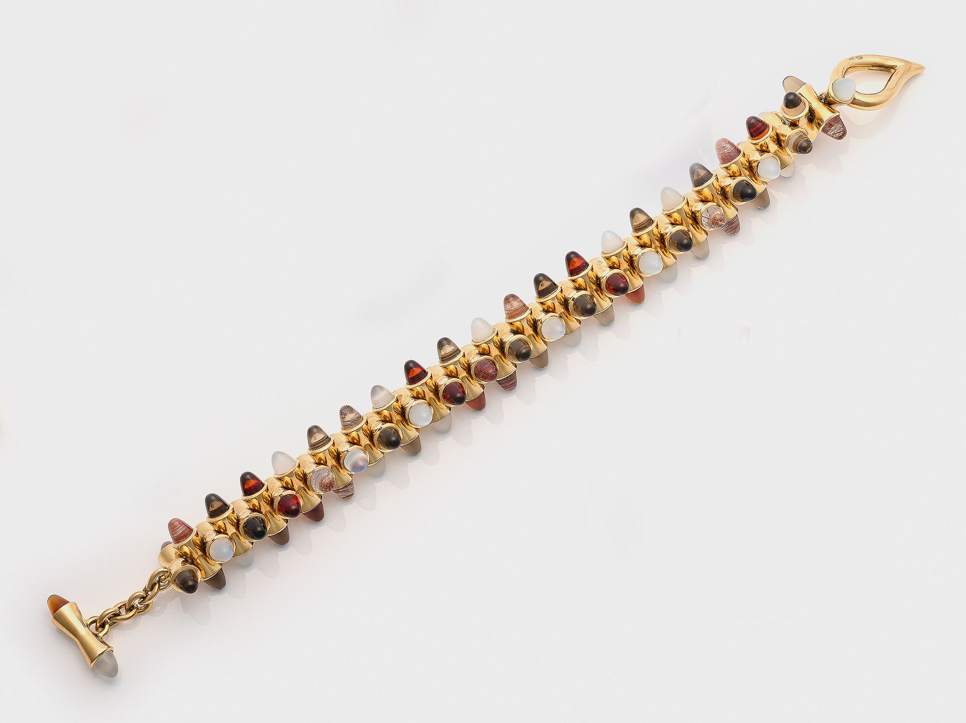 Null Bracelet extravagant "Mikado Cinnamon" de Tamara Comolli en or rose, taille&hellip;