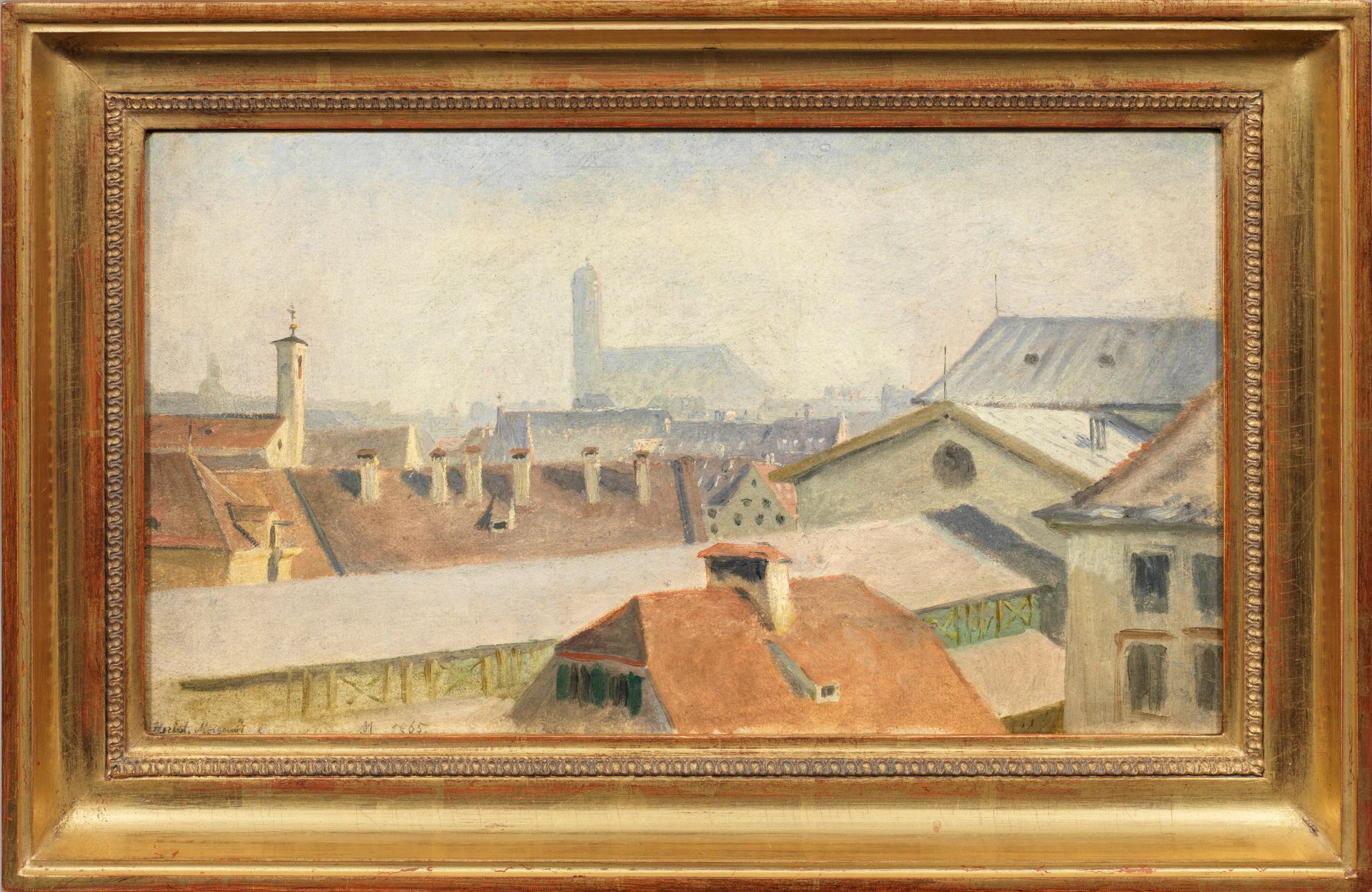 Null Christian Morgenstern (1805 Hambourg - 1867 Munich)
Au-dessus des toits de &hellip;