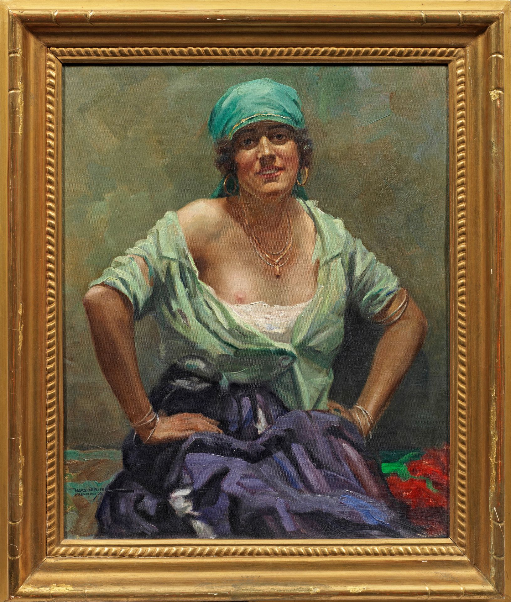Null Hans Hassenteufel (1887 Hamburgo - 1923 Múnich)
Mujer oriental
Retrato tard&hellip;