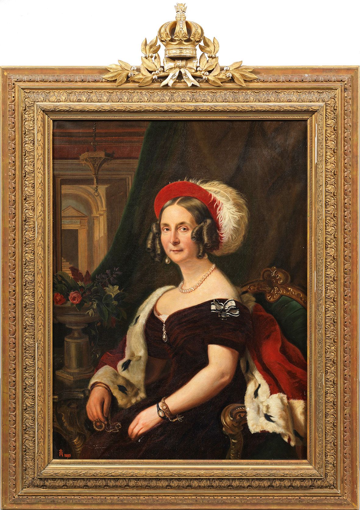 Null Duquesa Inés de Sajonia-Altenburgo (1824 Dessau - 1897 Hummelshain)
Retrato&hellip;
