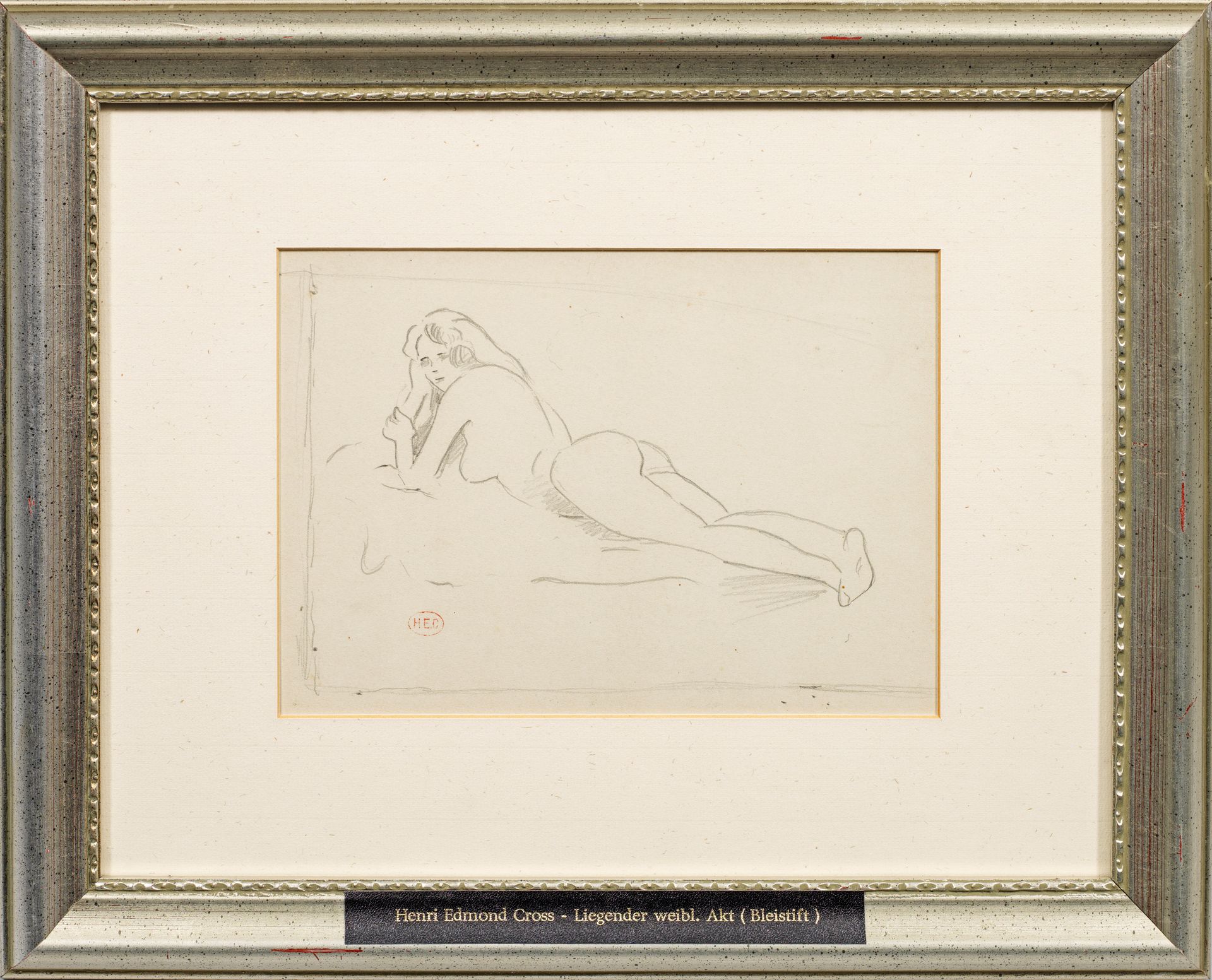 Null 亨利-埃德蒙-克罗斯（1856 杜埃 - 1910 圣克莱尔）
卧姿裸女
这位法国画家 1878 年在里尔拜阿尔方斯-科拉斯为师，随后在巴黎师从弗朗索&hellip;