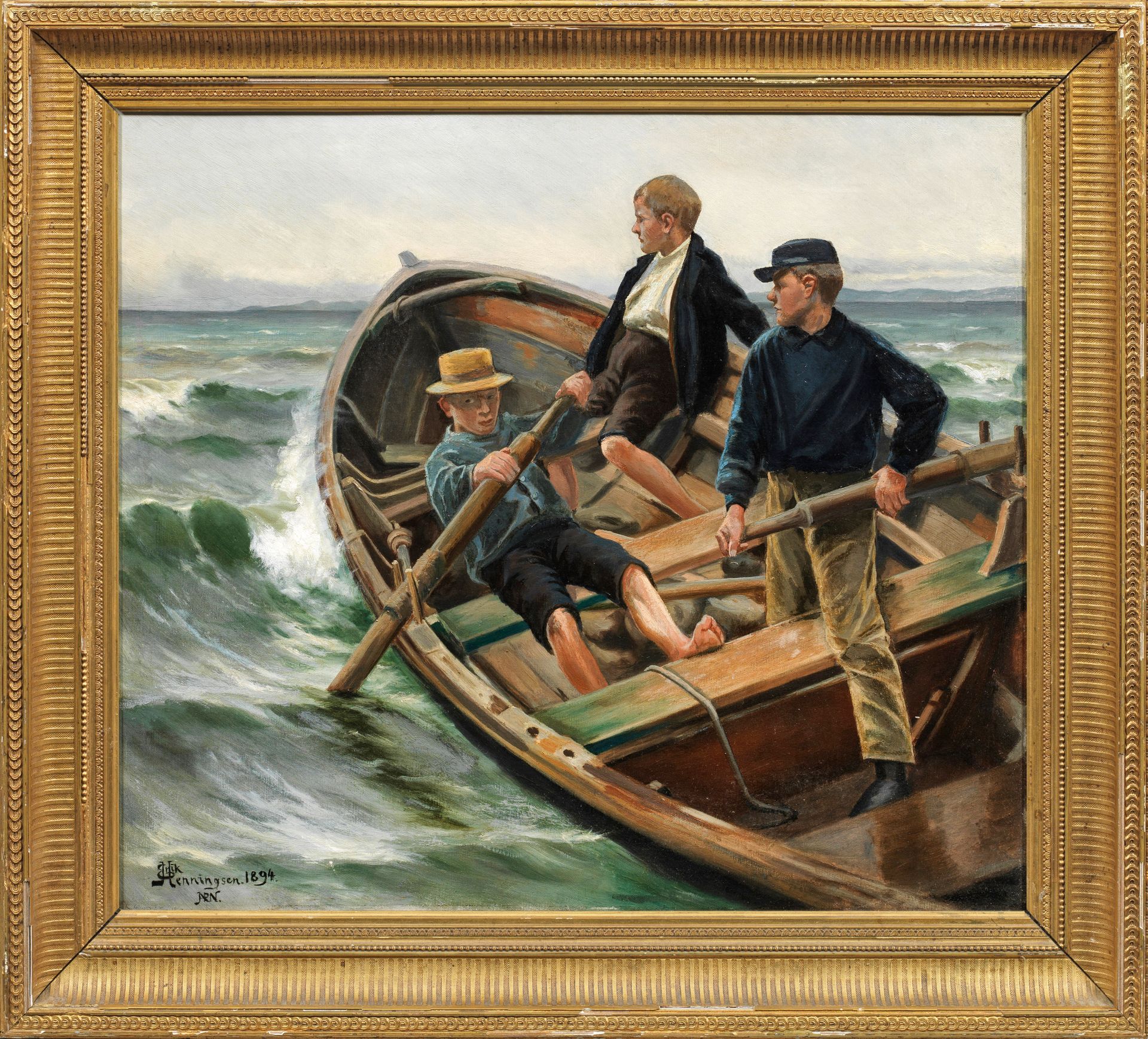 Null Erik Ludvig Henningsen (1855 Copenhague - 1930 ibíd.)
Los tres aventureros
&hellip;