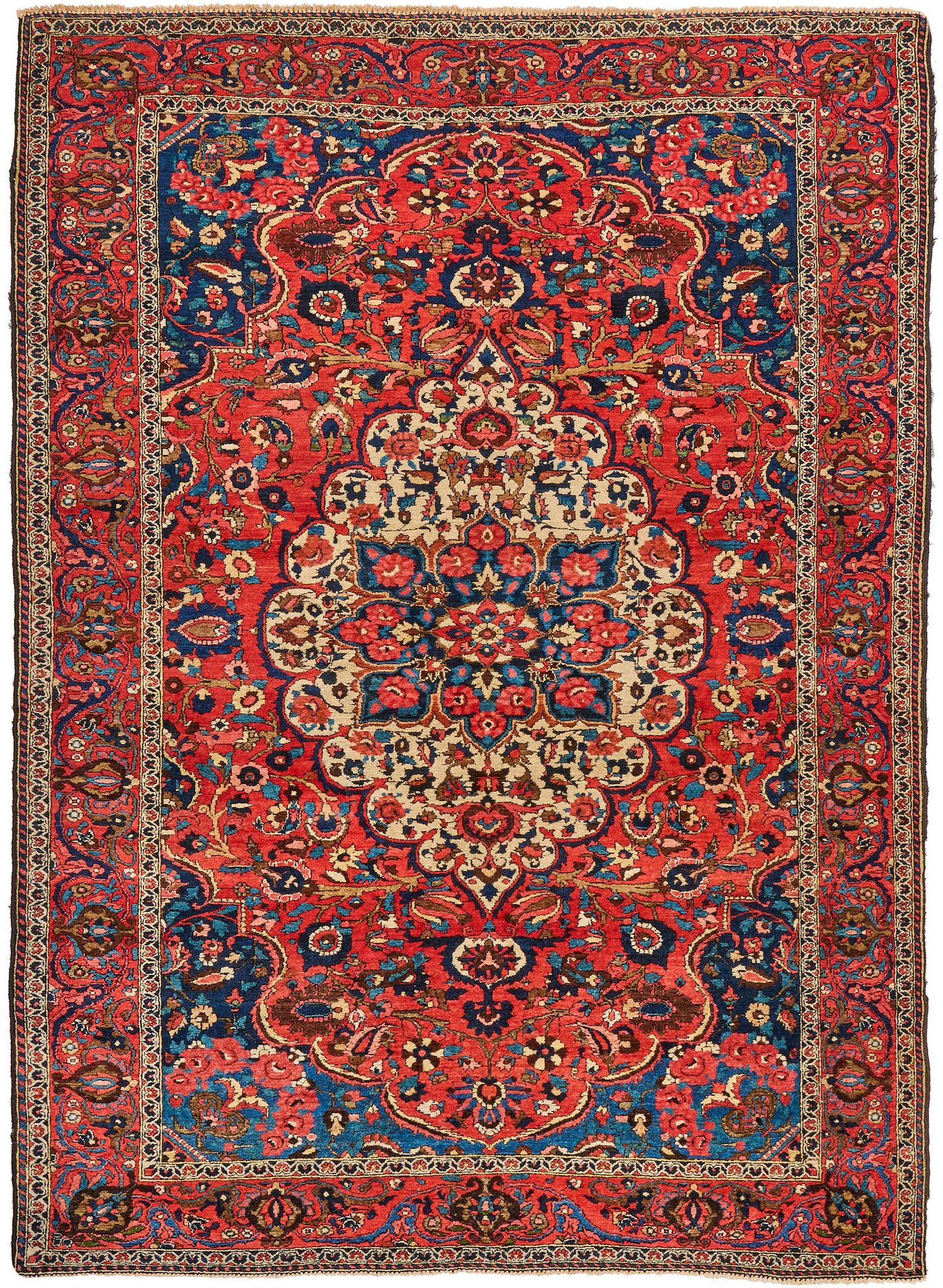 Null Antique Bakhtiar bridge Persia. Circa 1920. Wool on cotton. The red central&hellip;