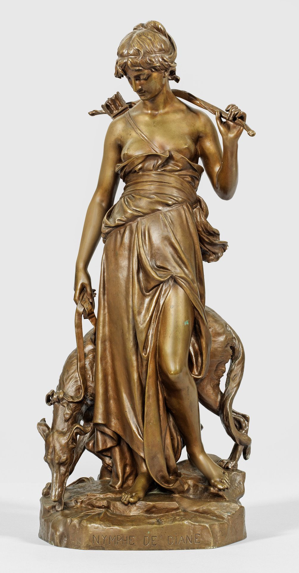 Null Eugène-Antoine Aizelin (1821 Paris - 1902 ebenda)
"Nymphe de Diane". Origin&hellip;