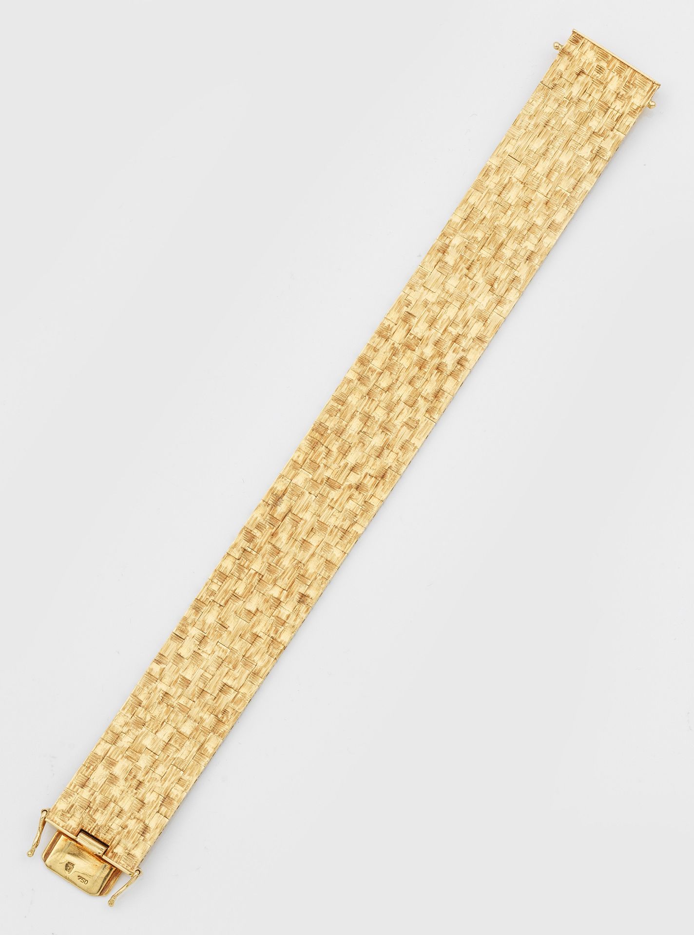 Null Bracelet Cocktail en or jaune, façonné 750. Bracelet à maillons larges et m&hellip;