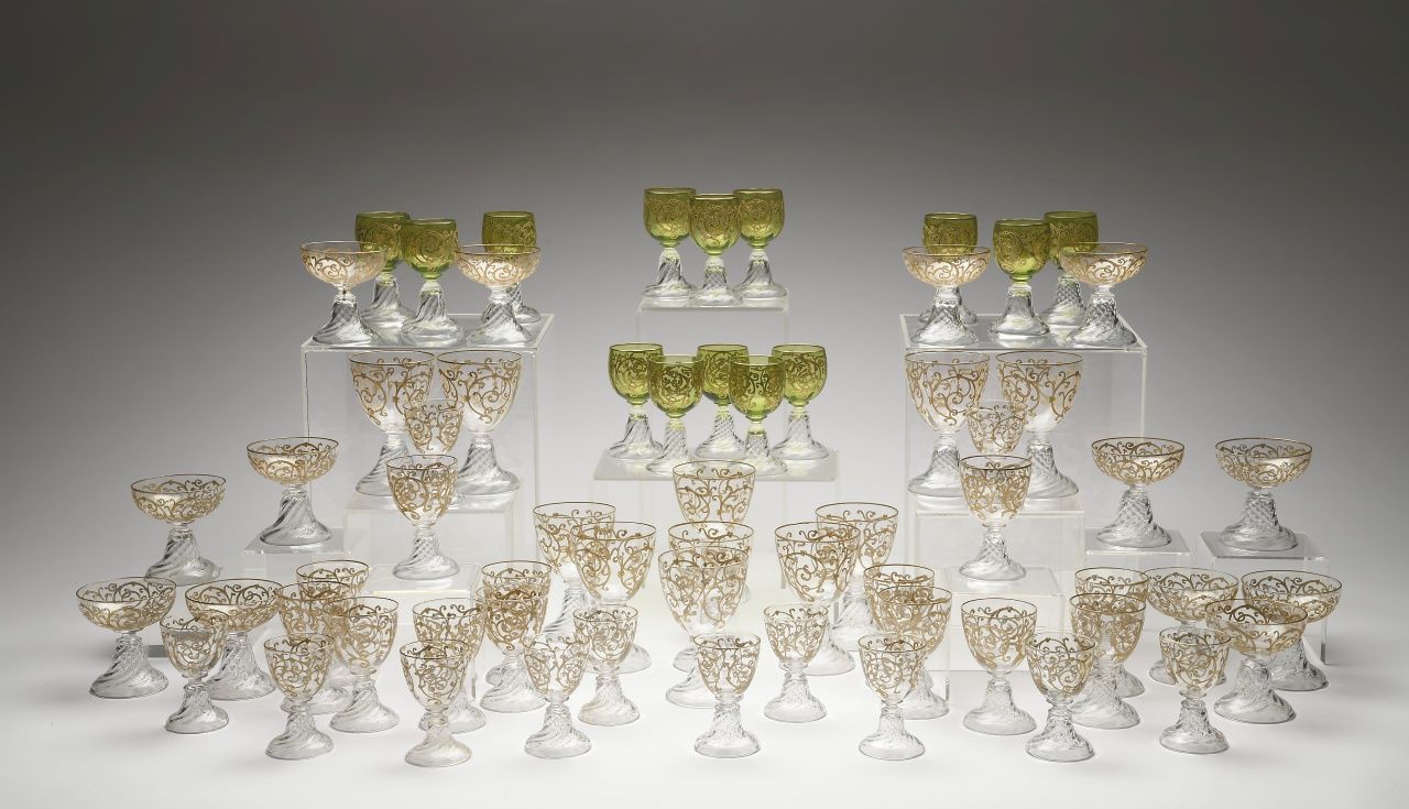 Part of a "Cluny" model glassware Teil eines "Cluny"-Modells, Kristall aus der M&hellip;