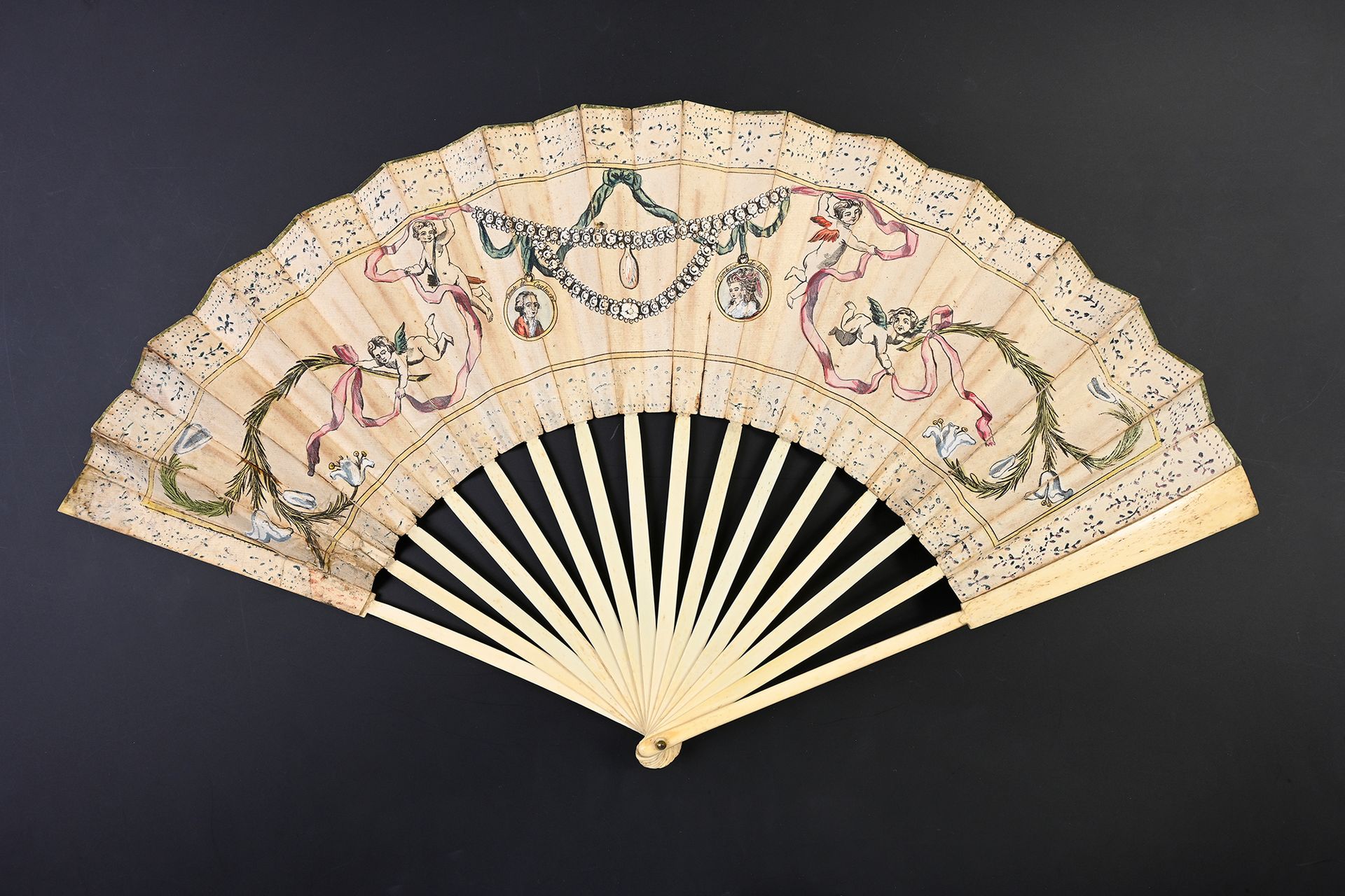 Null The Affair of the Queen's Necklace, ca. 1784-1786
Folded fan, the double sh&hellip;
