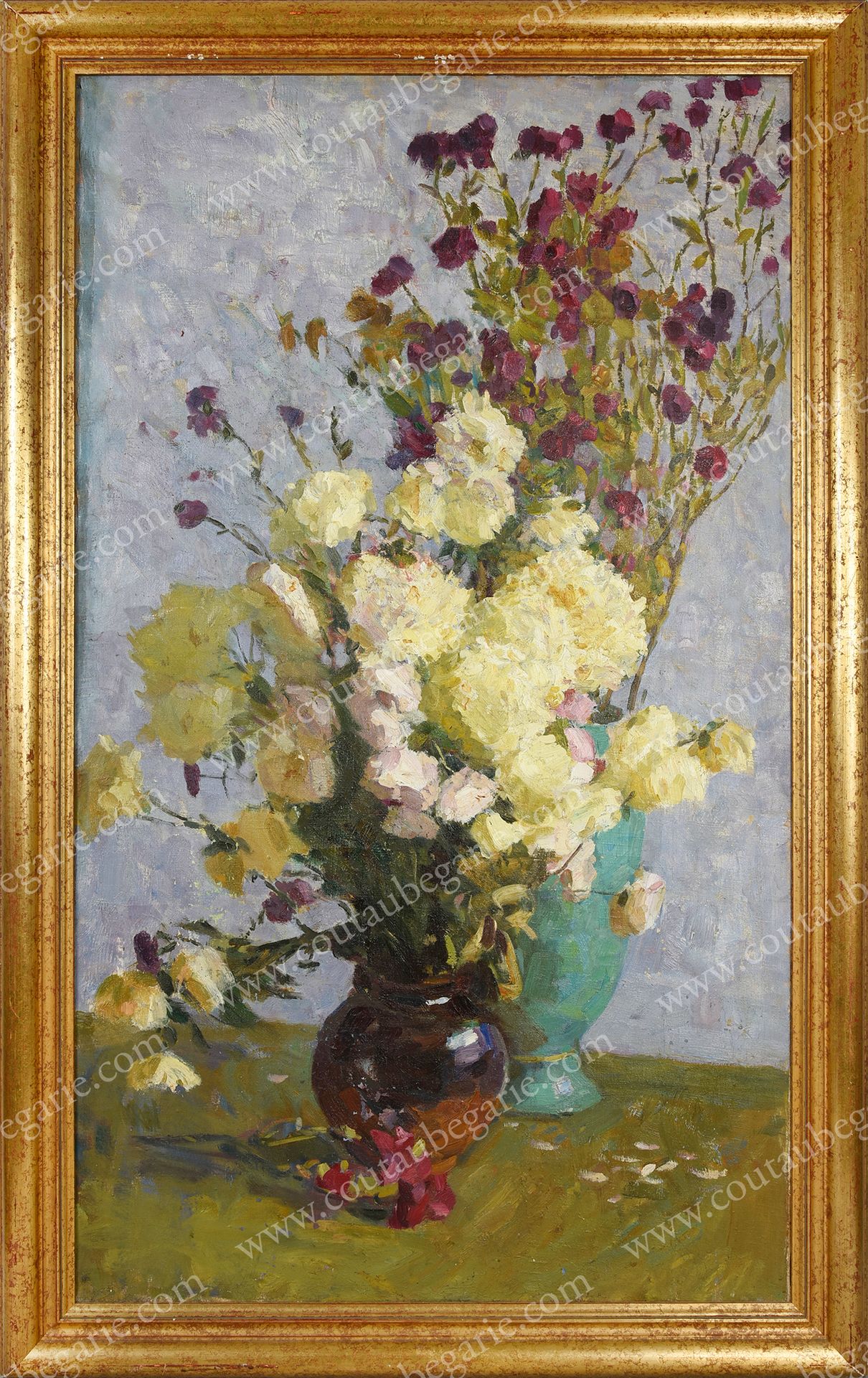 SMIRNOFF Youri Alexandrovitch (1925-1998). Stilleben mit einem Blumenstrauß.
Öl &hellip;
