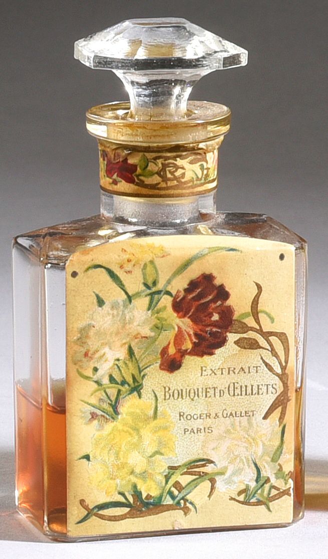 Roger & Gallet - «Bouquet d'œillets» - (années 1900) 
Farblose Carafonflasche au&hellip;
