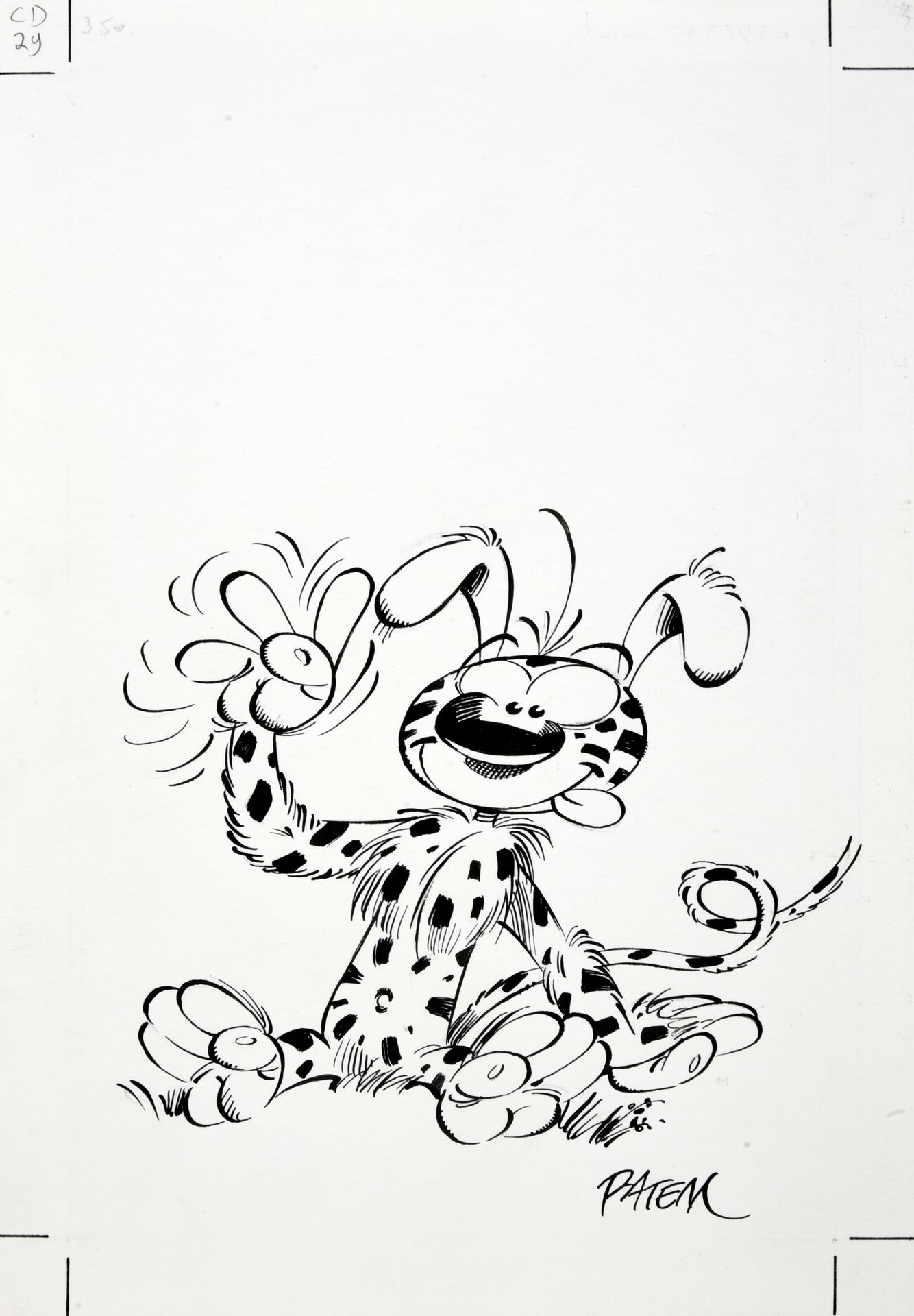 BATEM (Luc Collin, 1960.) El Marsupilami.

Tinta china sobre papel. Firmado.

Ba&hellip;