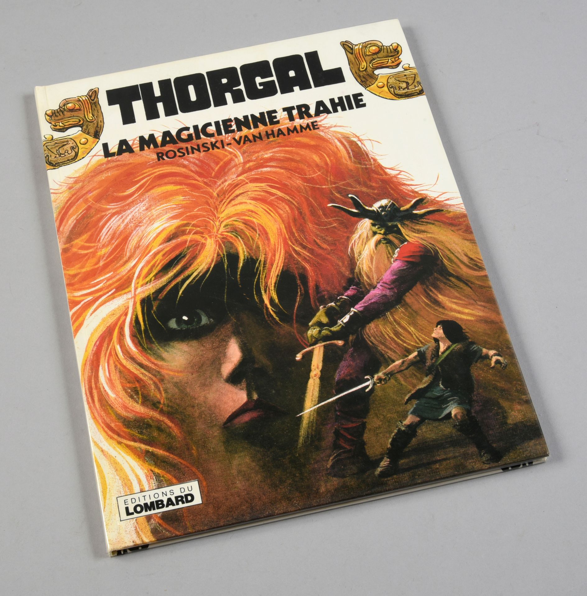ROSINSKI THORGAL 01. LA MAGICIENNE TRAHIE. First edition Lombard with a superb d&hellip;