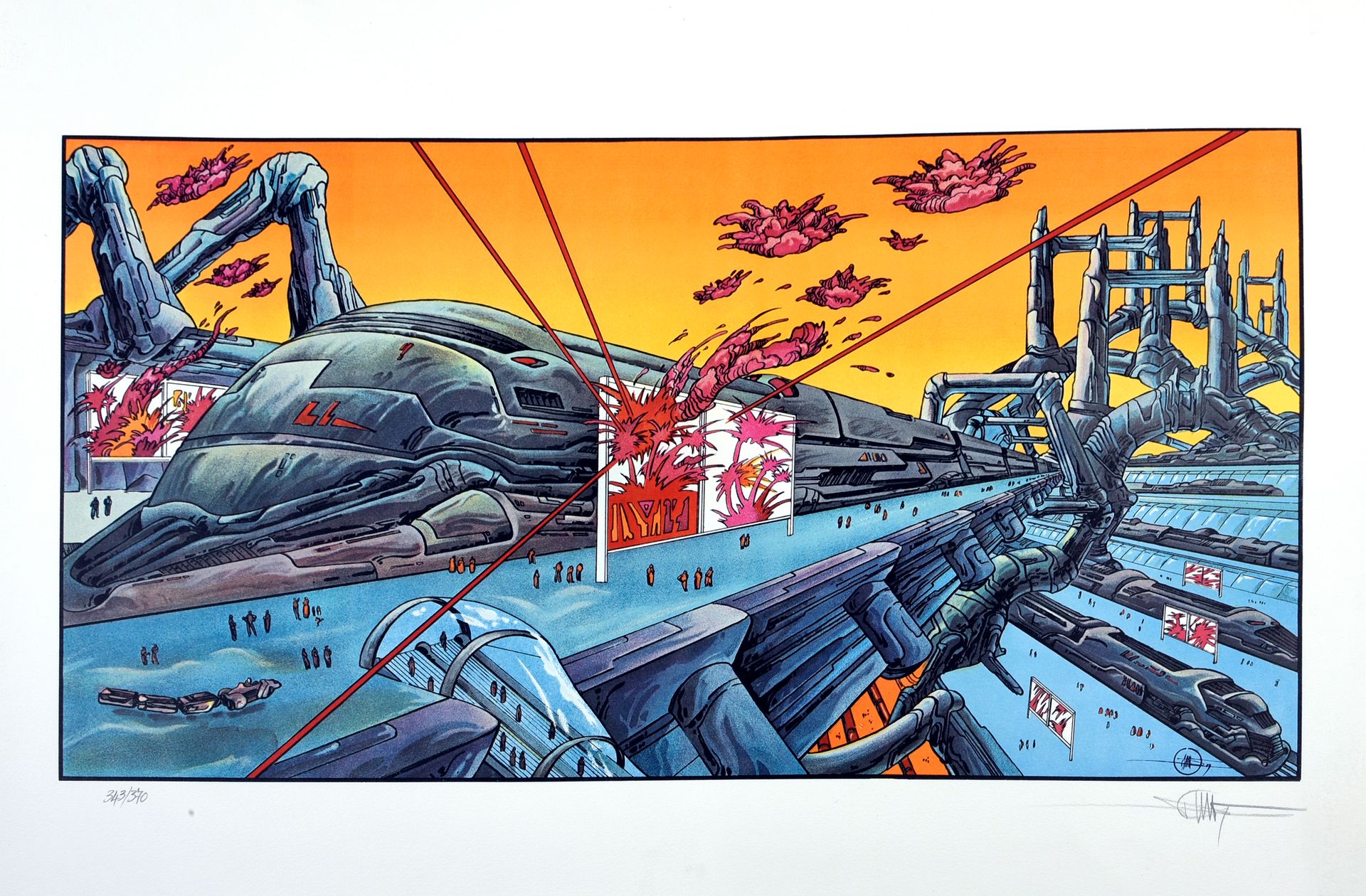 Druillet The Last Extra Train - Philippe Druillet

Four-colour print on Velin Ar&hellip;