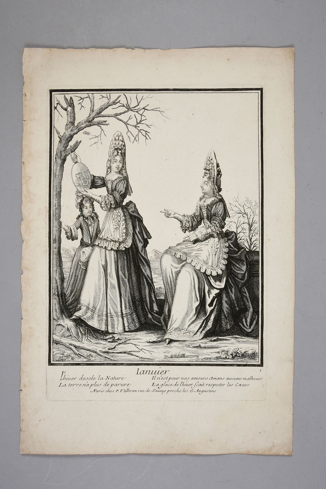 Null The months of the year, set of eleven allegorical engravings, in Paris rue &hellip;