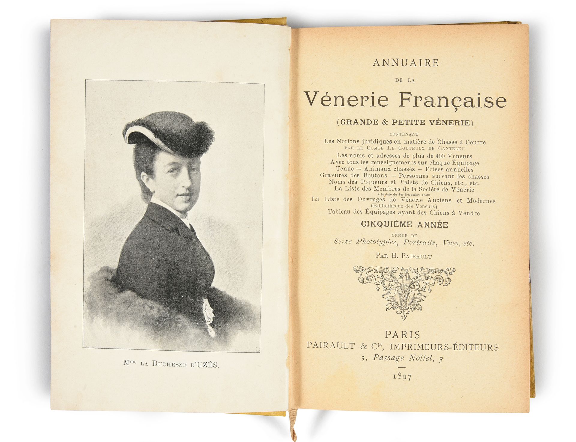 Null Annuaire de la vénerie française: Year 1897.