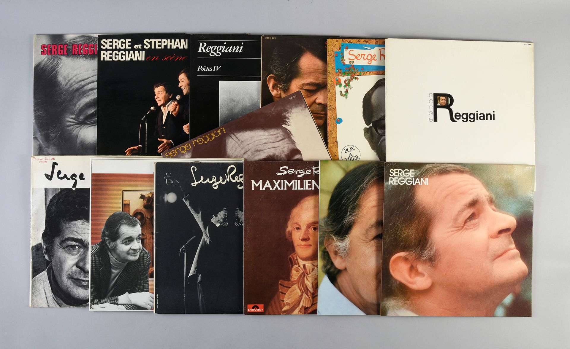 Null SERGE REGGIANI (1922/2004) : Actor y cantante. 1 set de 13 LPs de Serge Reg&hellip;