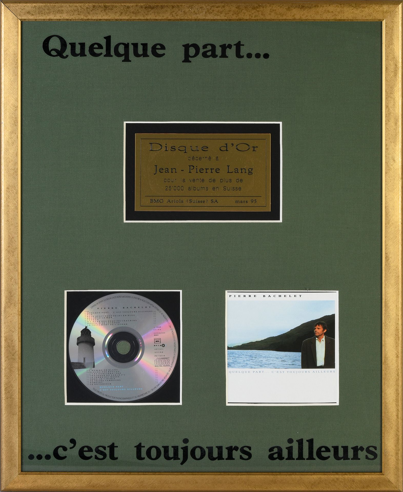 Null PIERRE BACHELET (1944/2005) : Auteur, compositeur et interprète. 1 disque d&hellip;