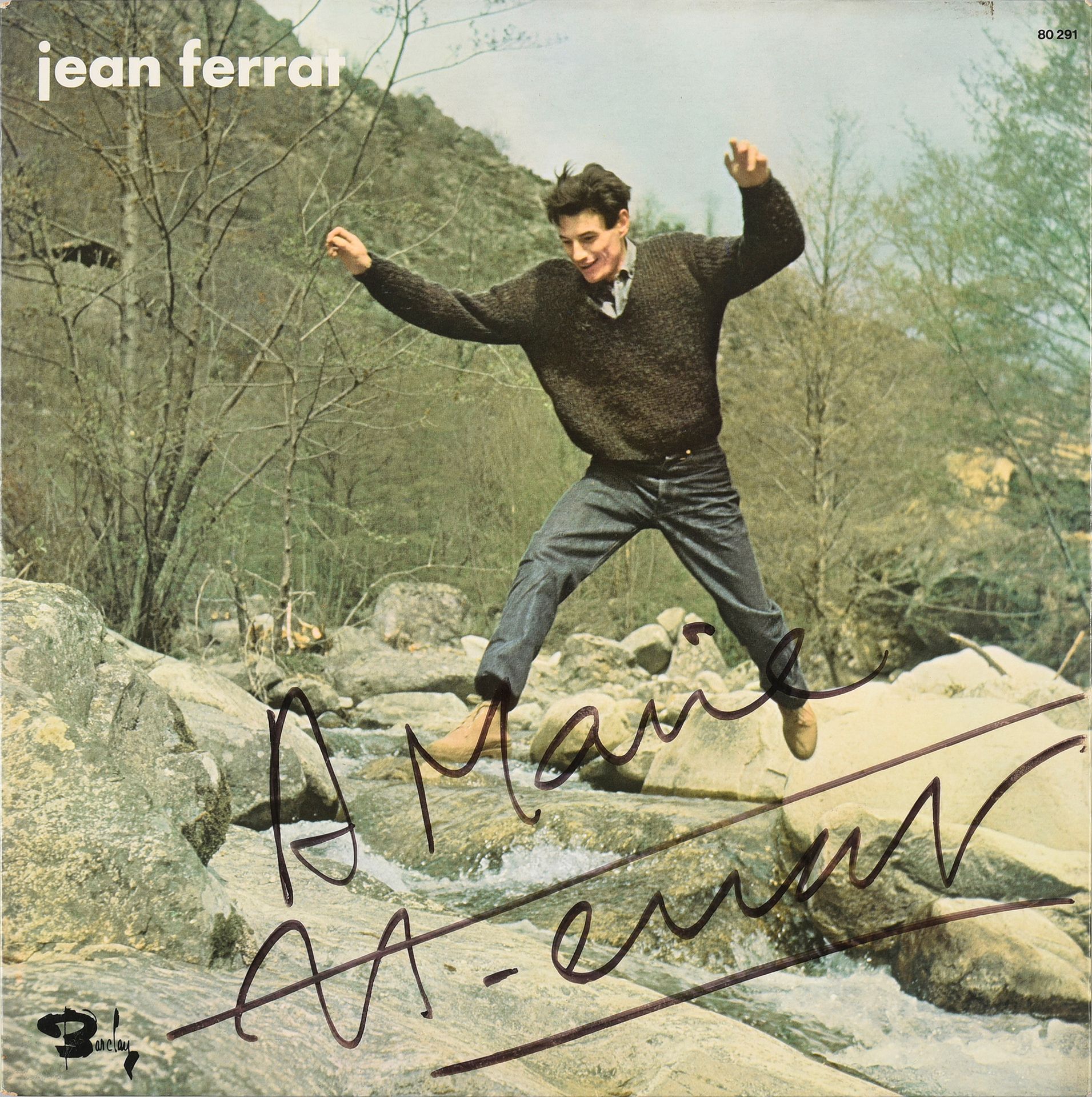 Null JEAN FERRAT (1930/2010) : Interprète et acteur. 1 disque 33 tours vinyle de&hellip;
