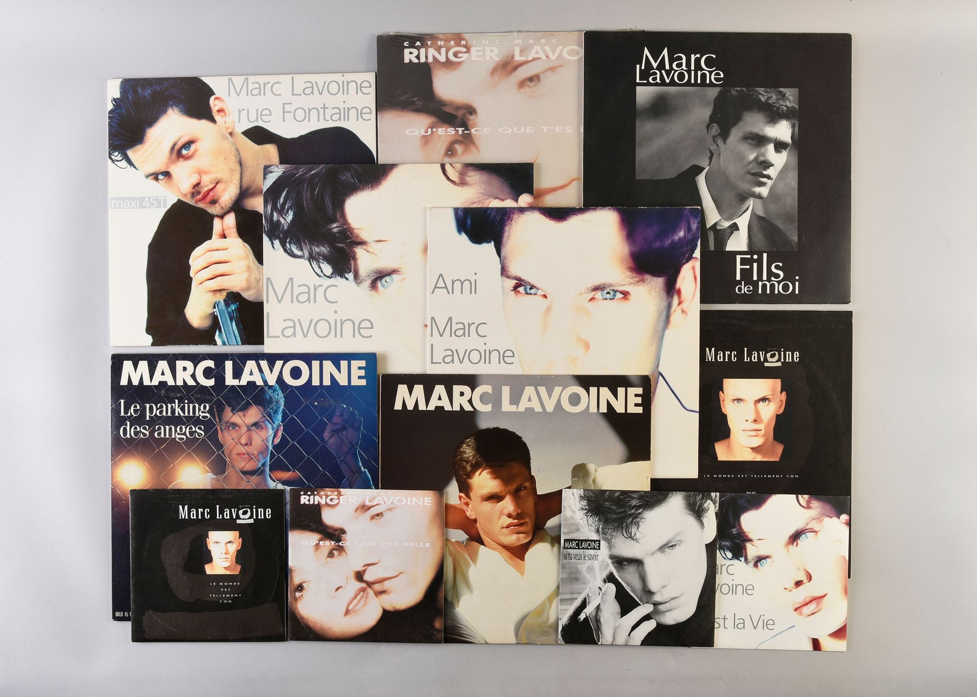 Null MARC LAVOINE (1962) : Author, composer, performer and actor. 1 lot of 7 Max&hellip;