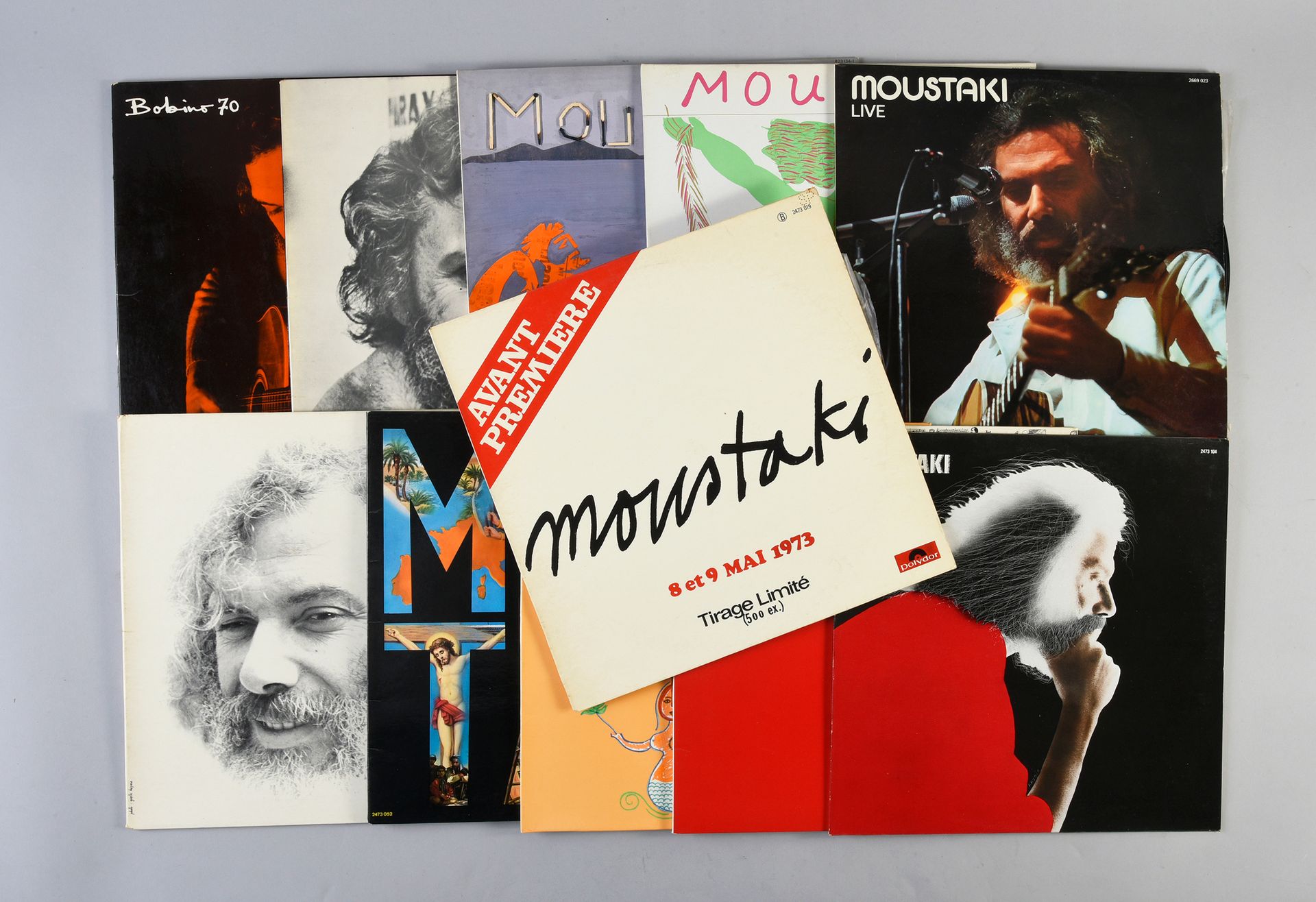 Null GEORGES MOUSTAKI (1934/2013): Author, composer and performer. 1 set of 11 v&hellip;