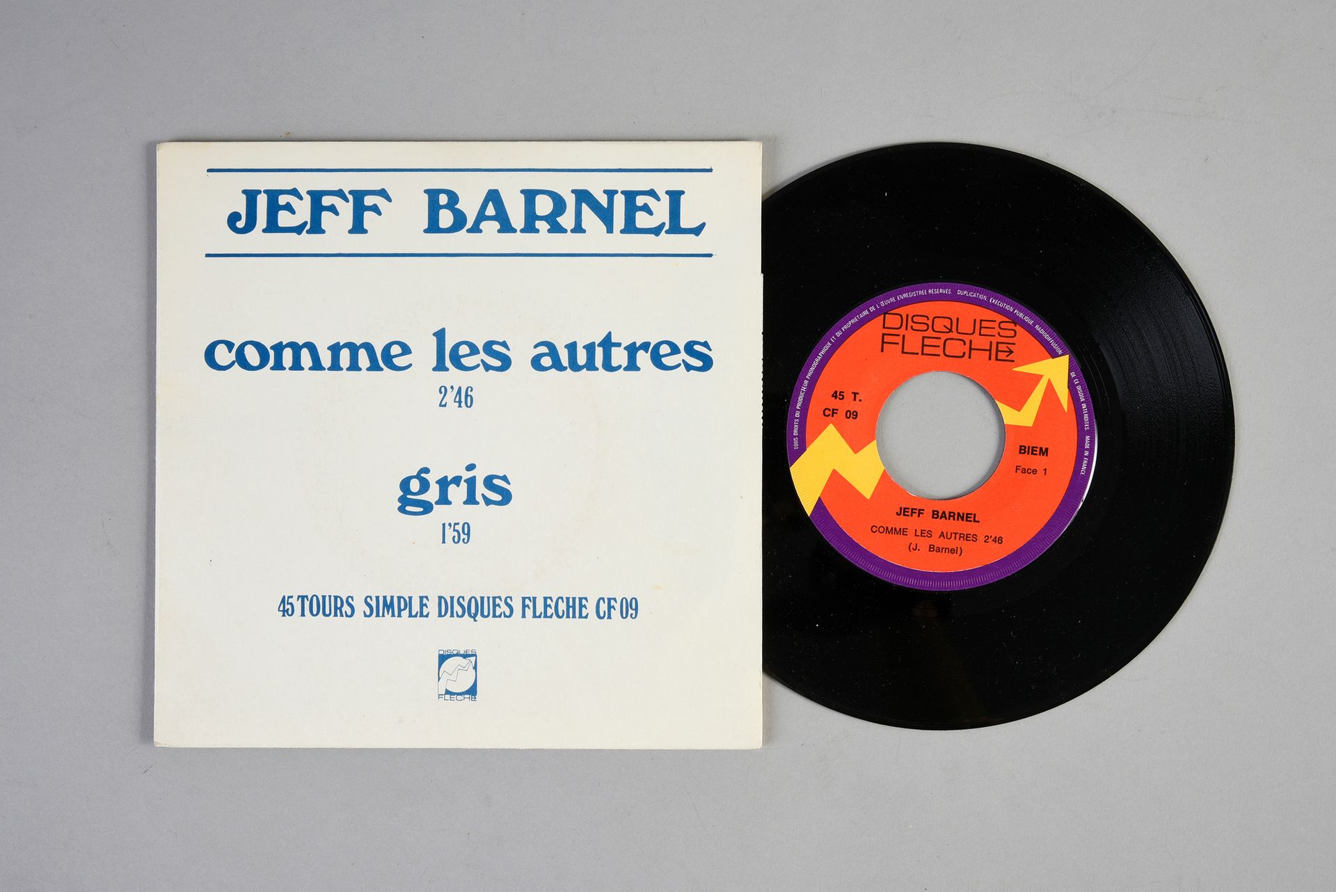 Null CLAUDE FRANCOIS / DISQUES FLECHE : Claude François在1967年创建的著名唱片公司。1张宣传唱片，2首&hellip;