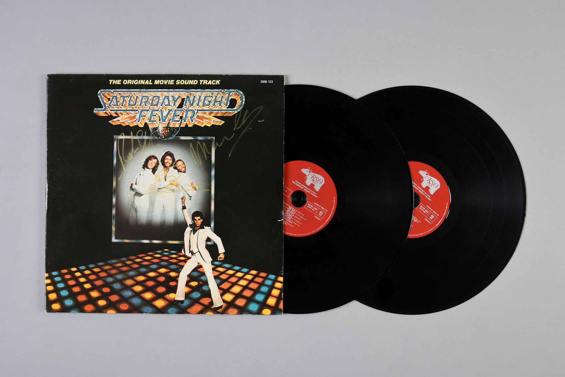 Null The BEE GEES：1张黑胶唱片，33转，原版 "Saturday Night Fever"（法国版），由Bee Gees、Barry Gibb&hellip;