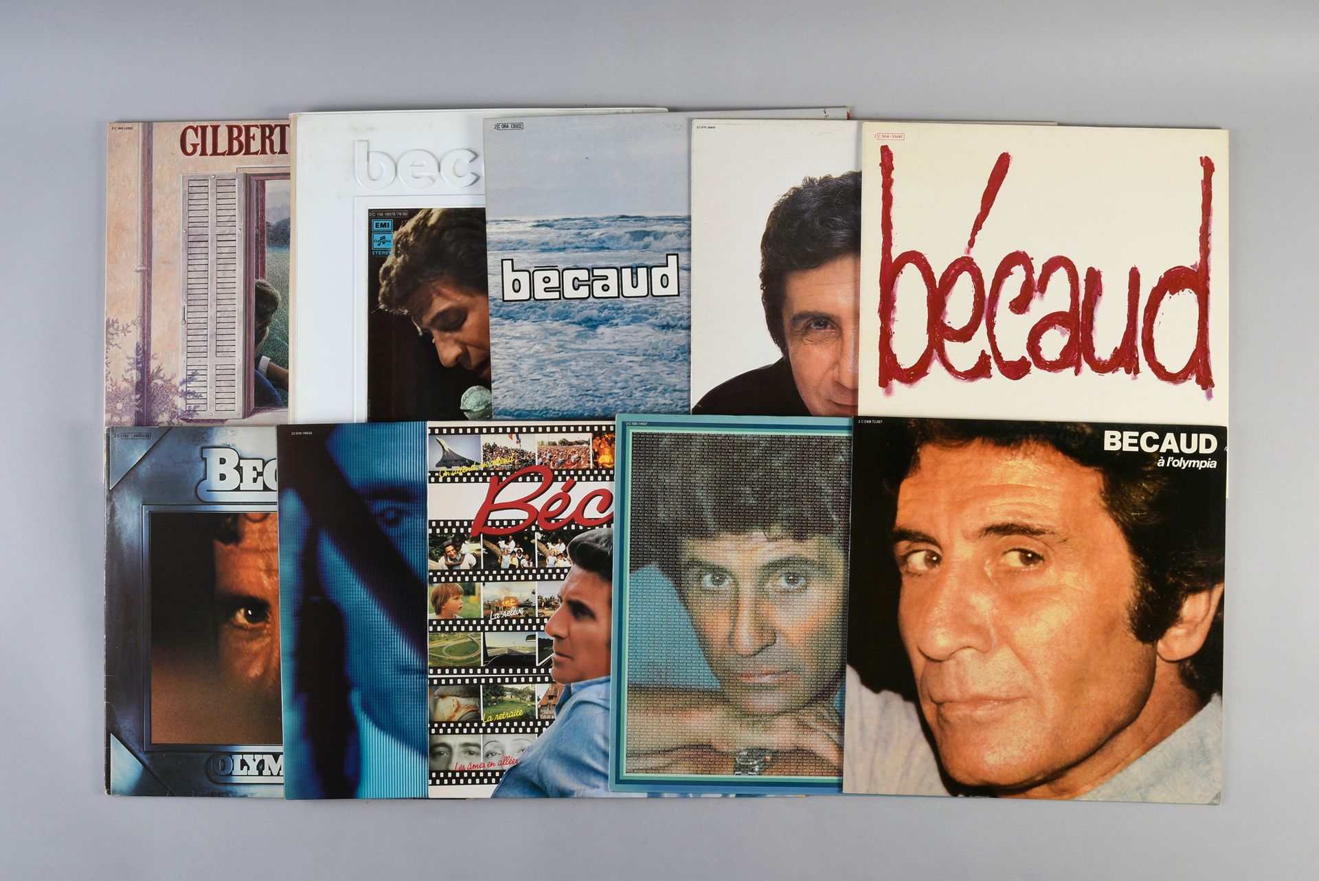 Null GILBERT BECAUD (1927/2001) : Author, composer and performer. 1 set of 10 LP&hellip;