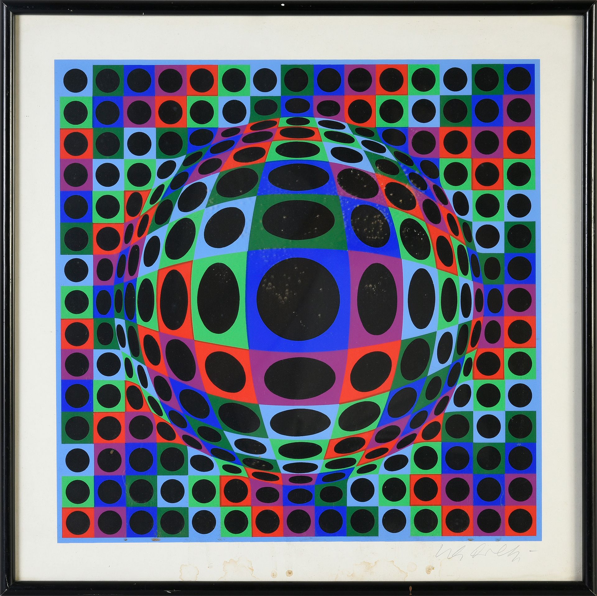 Null 
RTL / VICTOR VASARELY (1906/1997) : Painter and plastic artist. 1 serigrap&hellip;