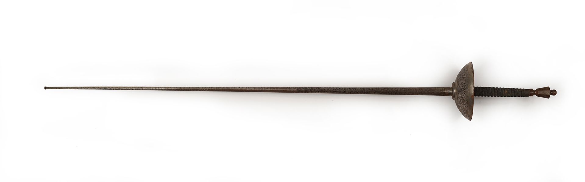 Null Épée d'entrainement pour le duel entre 1850 et 1870 pour droitier avec poig&hellip;