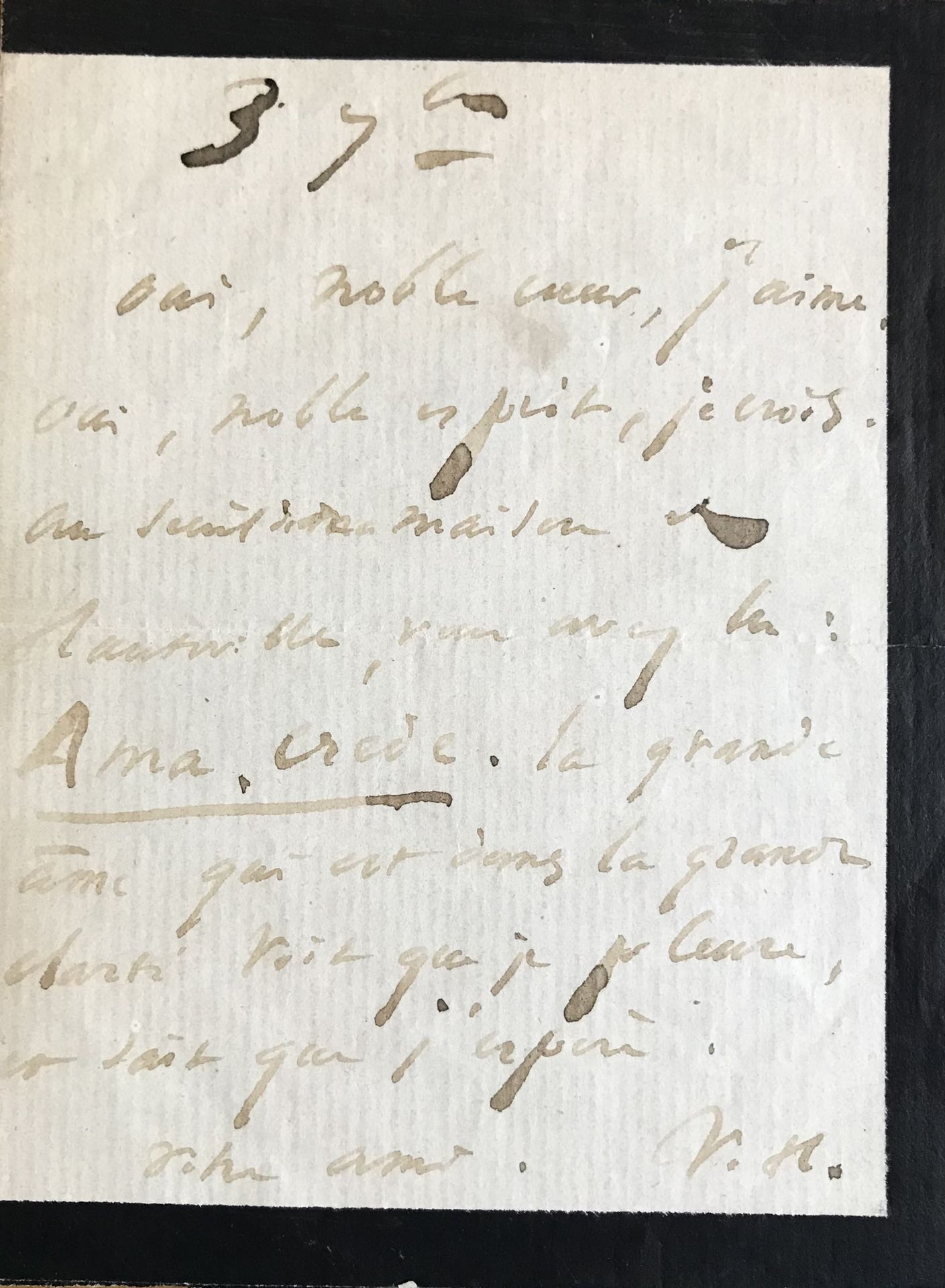 Null 
HUGO, Victor (1802-1885). L.A.S. Addressed to his friend Nathanaël Martin-&hellip;