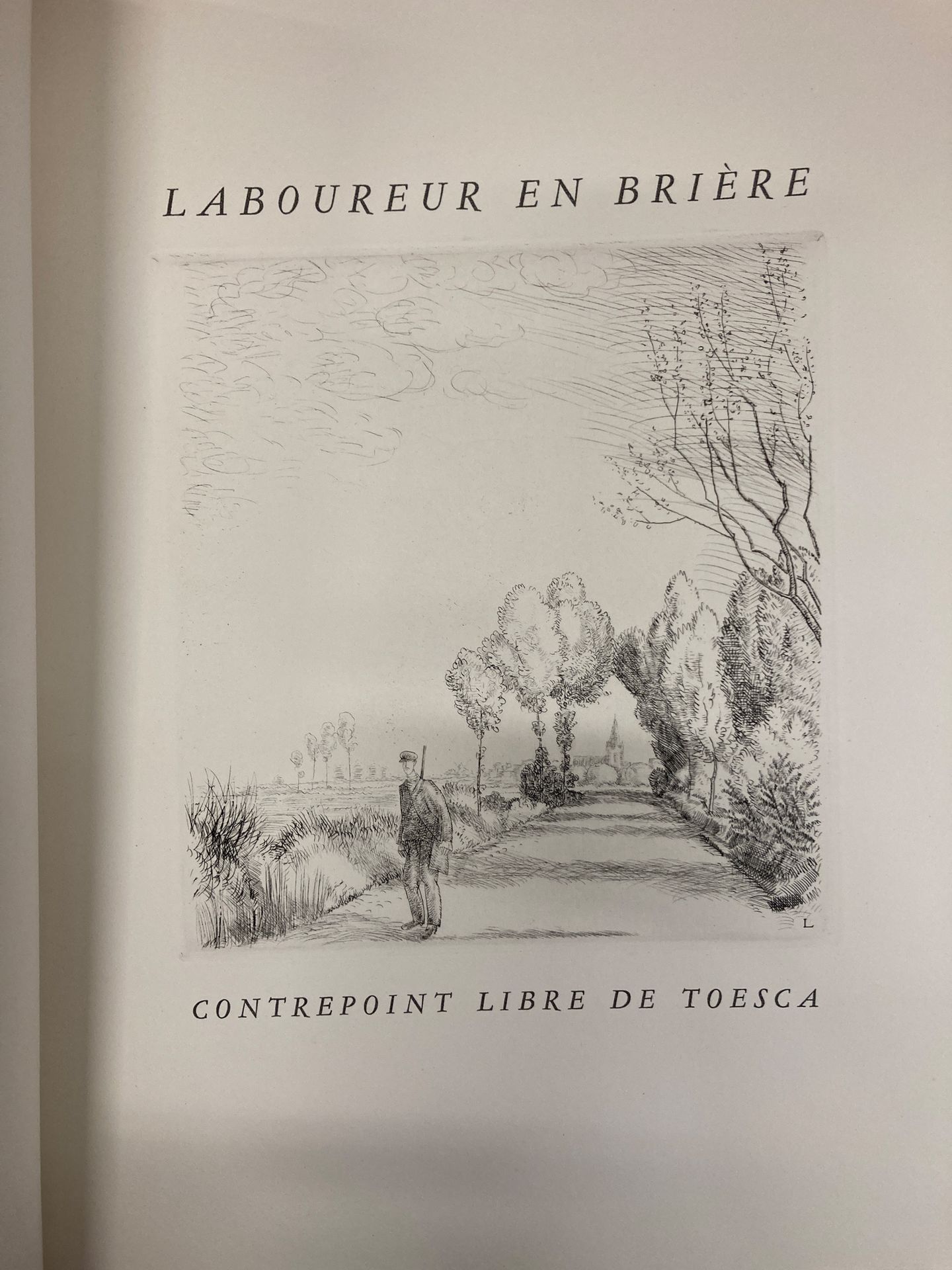 Null LABOUREUR, Jean-Émile - TOESCA, Maurice - Lavoratore a Briere. Il contrappu&hellip;
