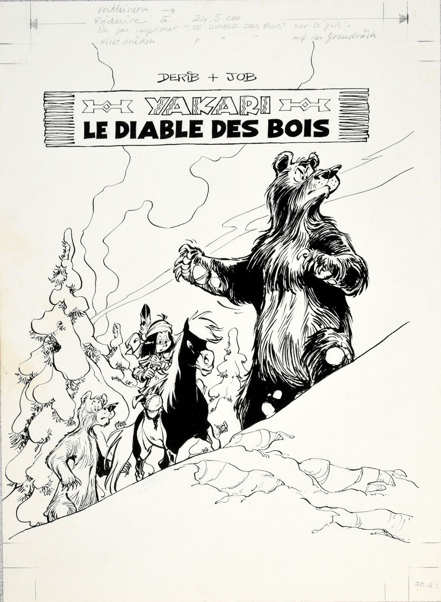 Null DERIB (Claude de Ribeaupierre, dit -1944)

亚卡里》第20卷，《森林的魔鬼》。封面插图。1994年由Cast&hellip;