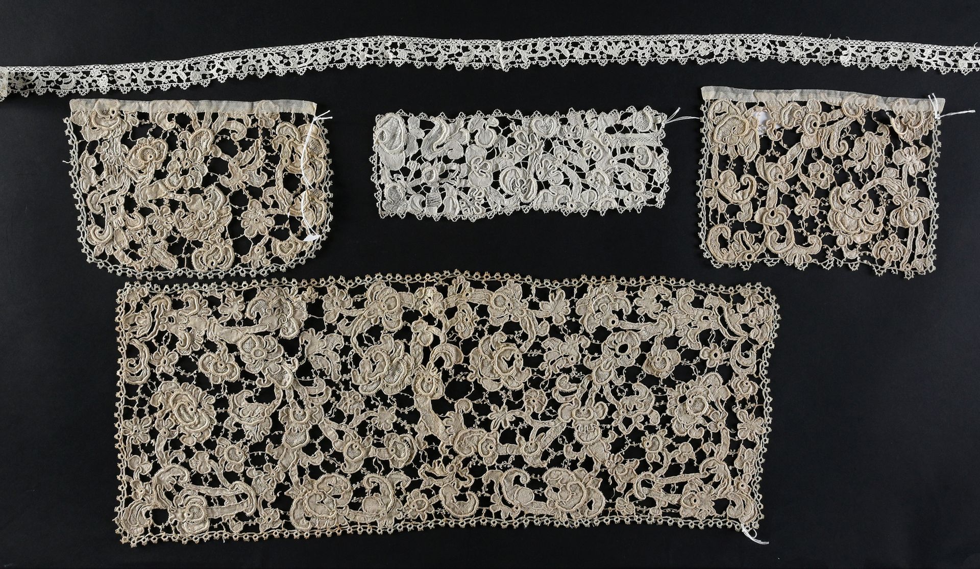 Null Needlepoint lace, Venice, Italy, 2nd half of the 17th century.

Four docume&hellip;