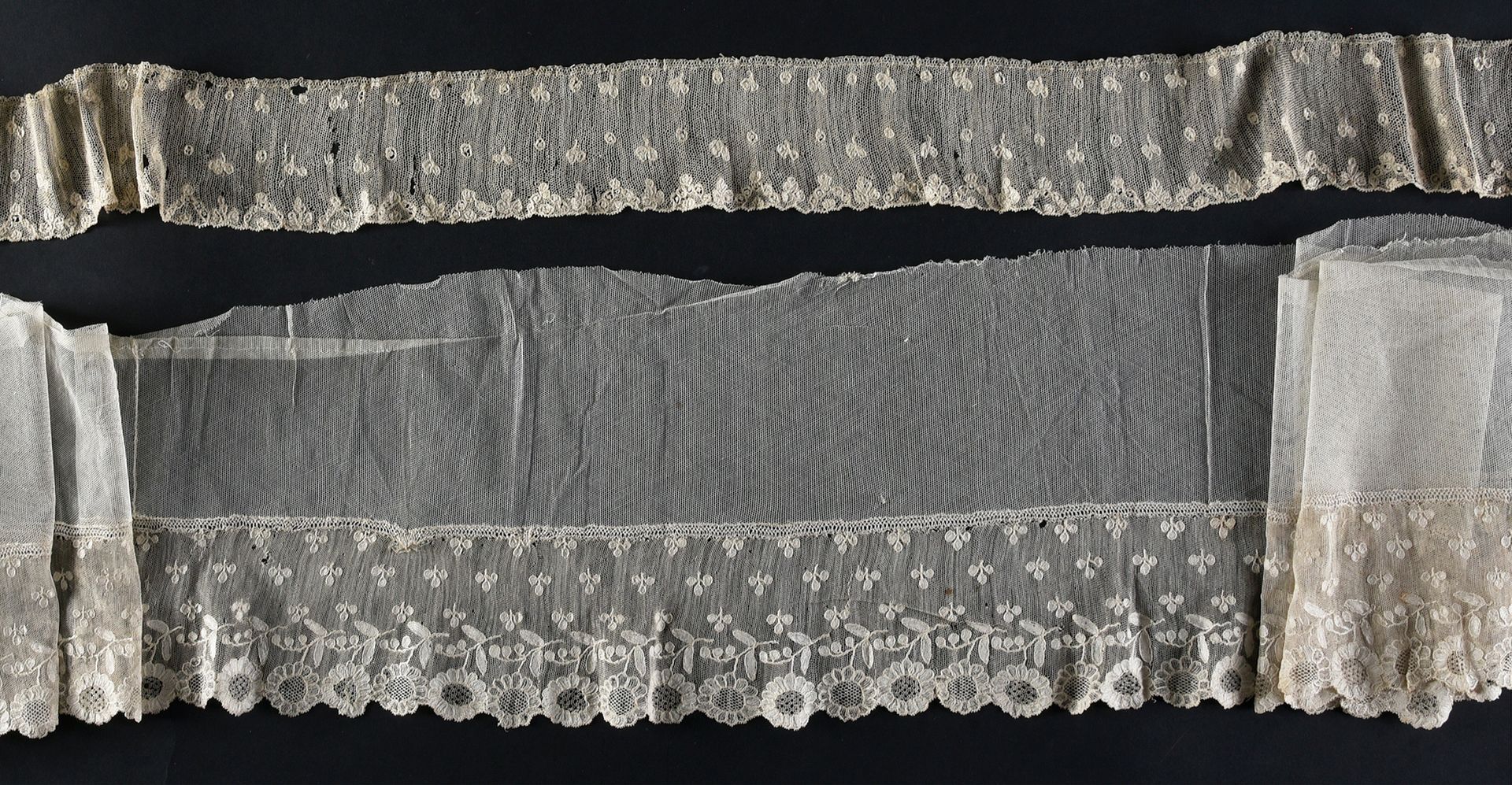 Null Burano lace ruffle, 2nd half of the 19th century.

Burano needlepoint ruffl&hellip;