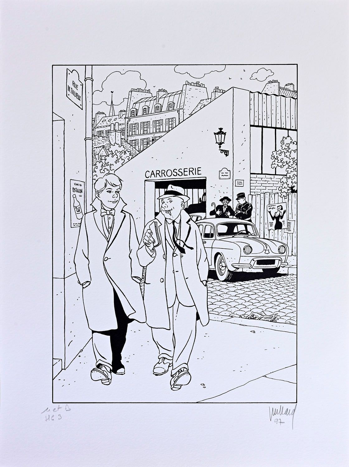 JUILLARD HOMAGE TO GIL JOURDAN, "LA RUE TILLIEUX".
Serigraph HC n°3 Golden Creek&hellip;