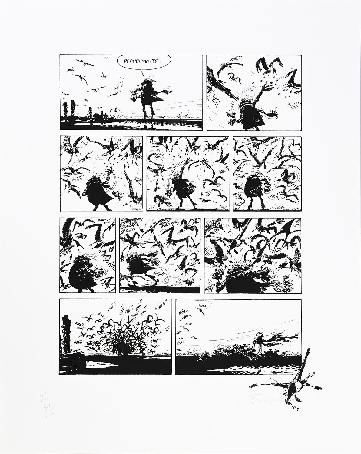 FRANQUIN SERIGRAPHY LES IDEES NOIRES.
In very good condition, not in trade, numb&hellip;