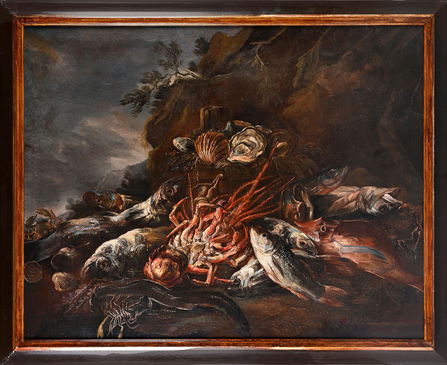 Felice BOSELLI (1650-1732) Nature morte au homard
Huile sur toile
H. : 105, 5 cm&hellip;