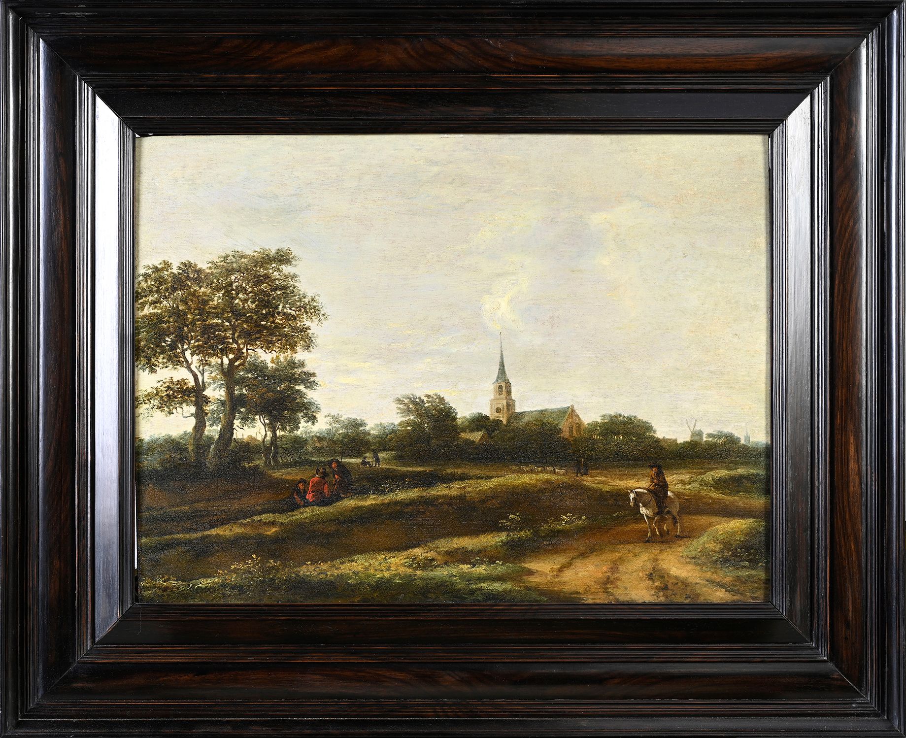 Pieter Jansz Van Asch (1603-1678) Paesaggio con cavaliere
Olio su tavola di quer&hellip;
