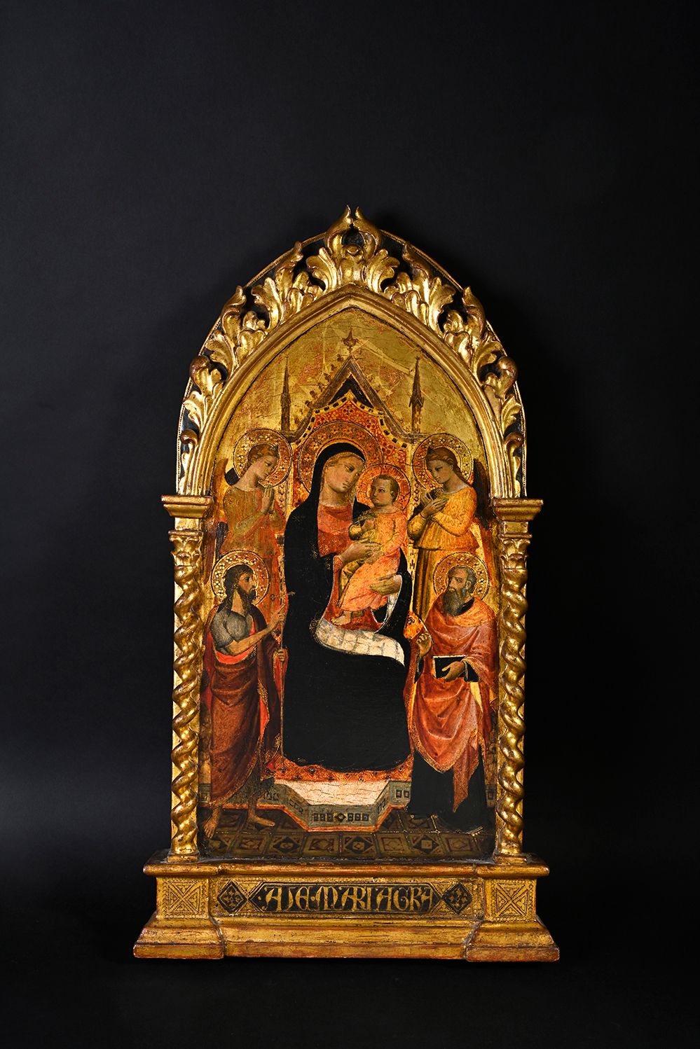 NICCOLO DI PIETRO GERINI Connu à florence de 1368 à 1415 La Vierge et l'Enfant e&hellip;