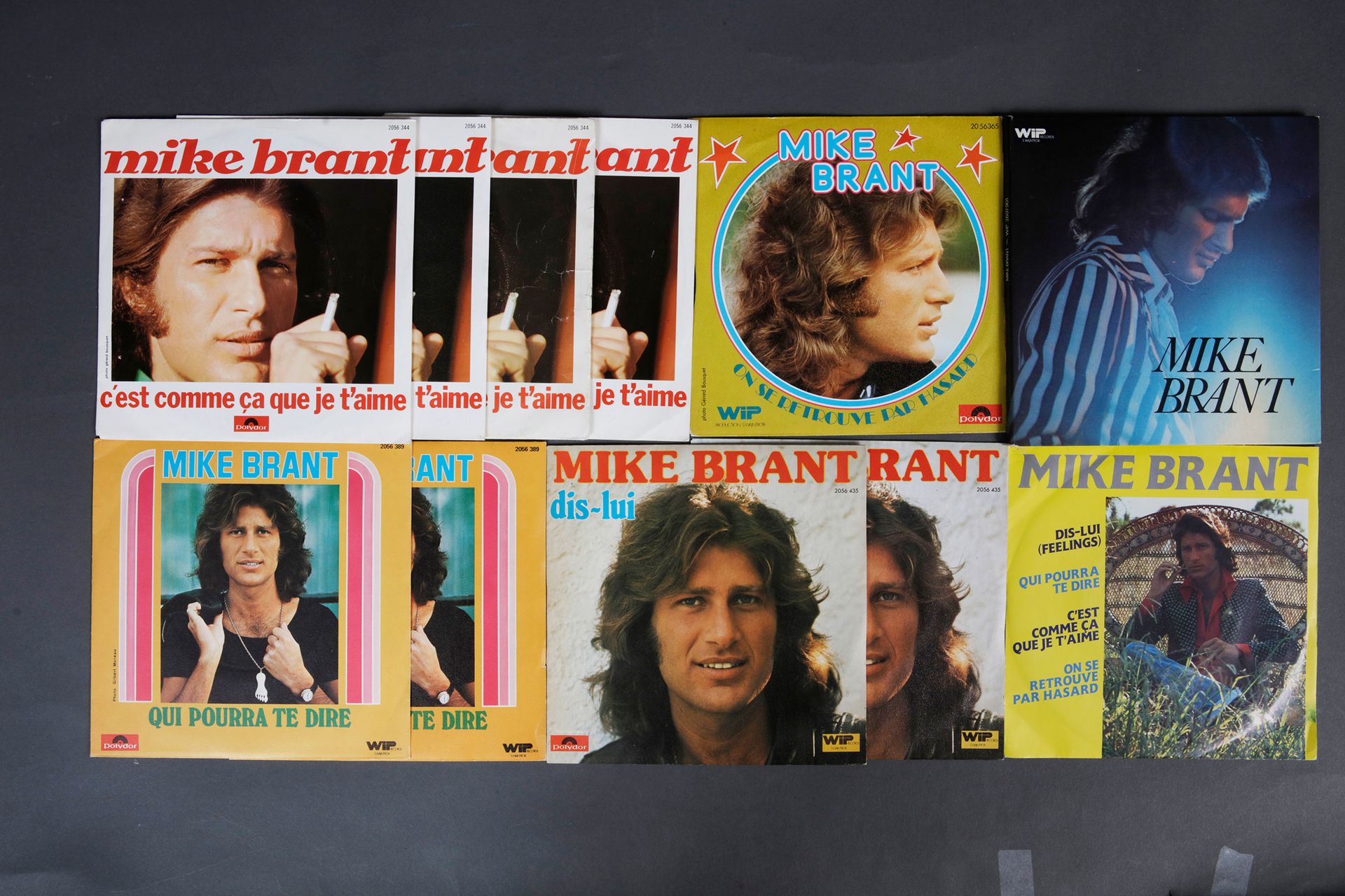 Null MIKE BRANT
1 ensemble de 12 disques 45 tours vinyles de l'artiste, publiés &hellip;