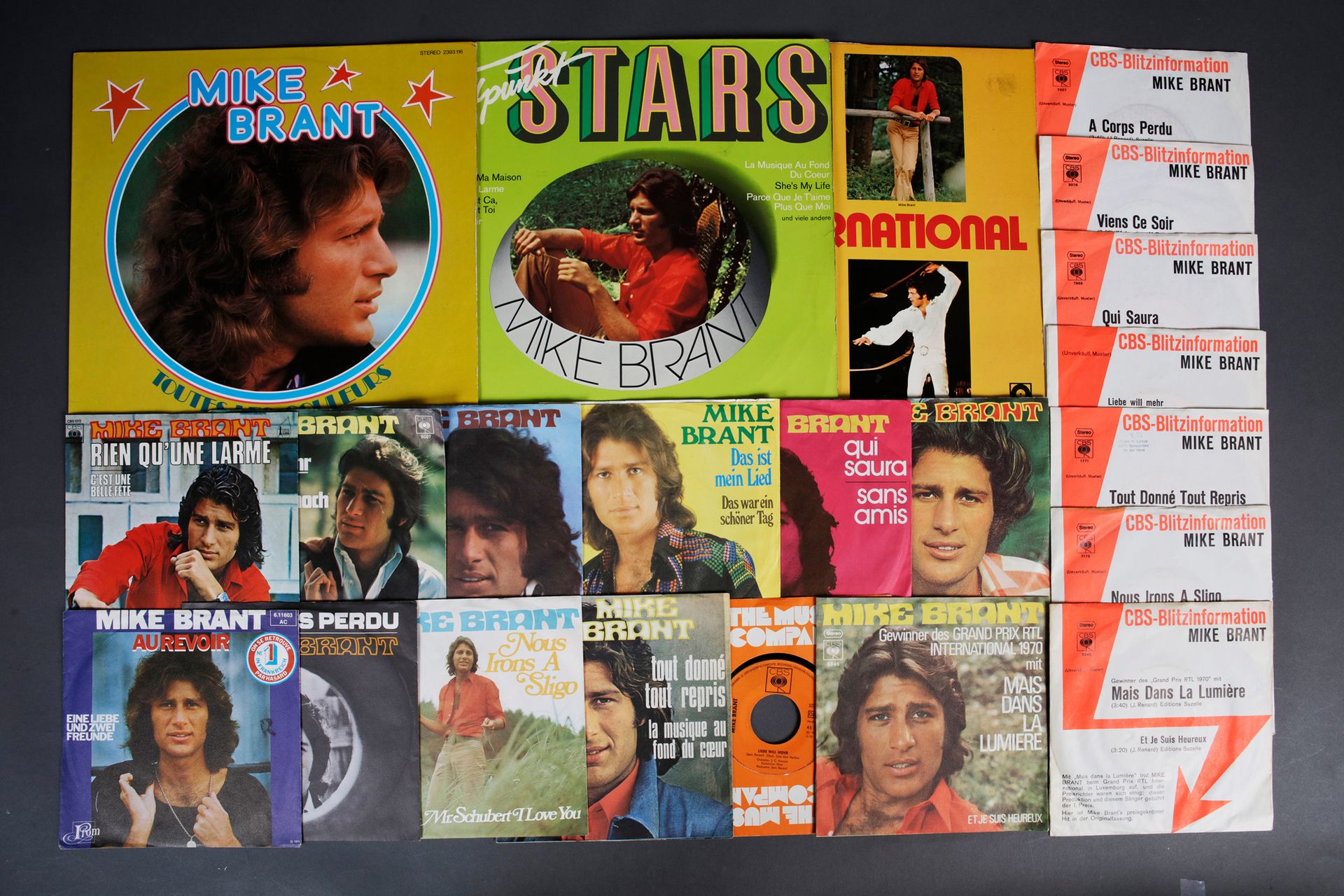 Null 迈克-布兰特
1套12张黑胶唱片，12张宣传唱片，3张黑胶专辑和1张艺术家的宣传CD，1971年至2015年间在德国出版。附有1本1974年3月在德国&hellip;