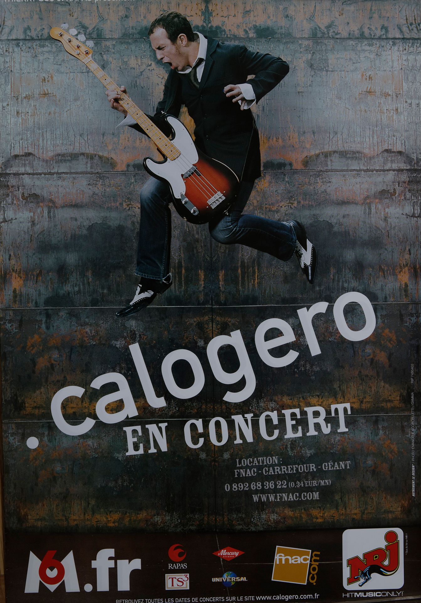 Null 卡洛杰罗（1971年）
1套5张卡洛杰罗的海报，宣布他在2004年的音乐会。格式为40 x 60厘米。状态极佳。