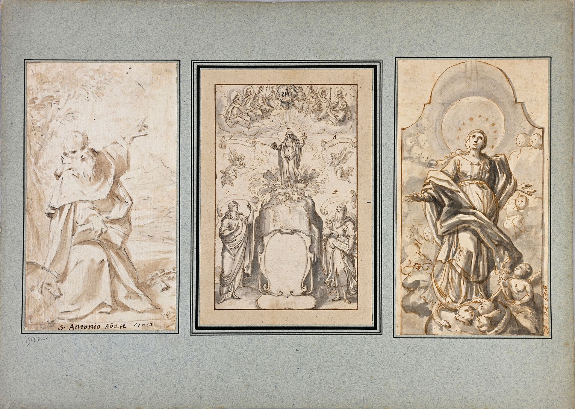 Null A montage of three vignettes:
Italian school of the XVIIth century
Saint An&hellip;