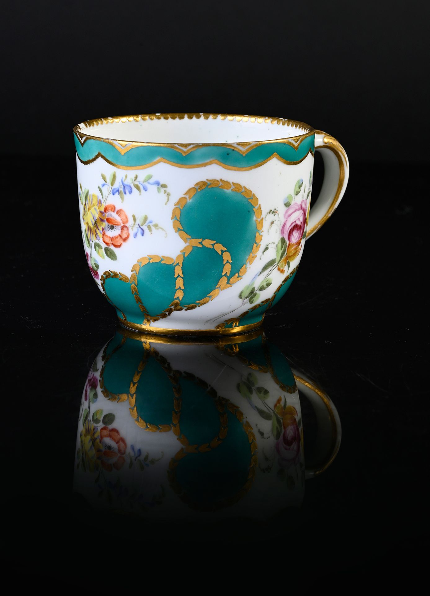 Null Vaso "Bouillard" de porcelana de Vincennes-Sèvres del siglo XVIII (1ª talla&hellip;