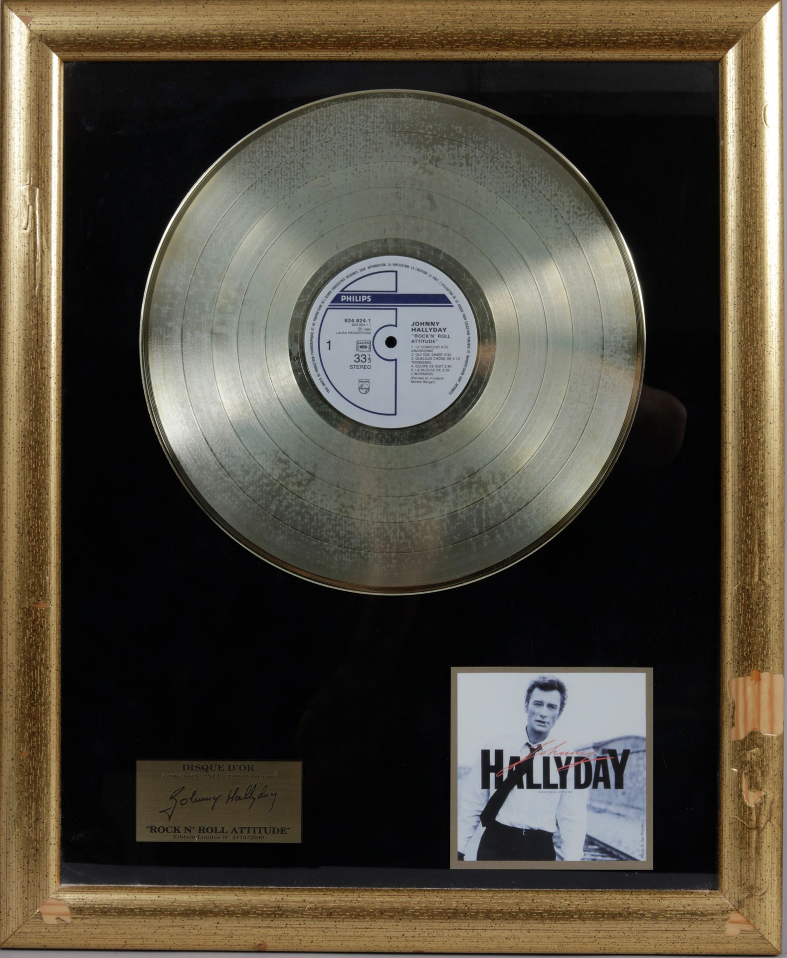 Null JOHNNY HALLYDAY: Un disque d'or - Johnny Hallyday - Album 33 tours Rock'n'R&hellip;